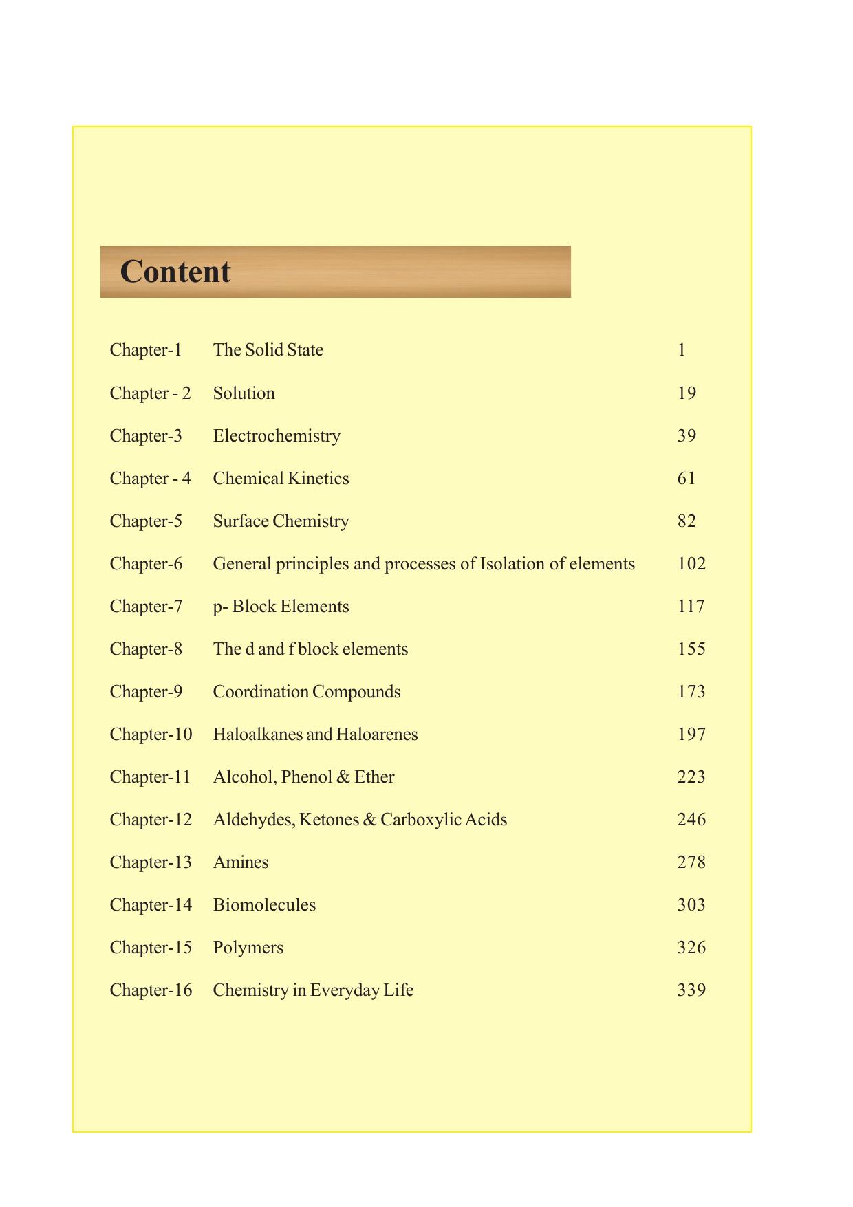 Tripura Board Class 12 Chemistry English Version Workbooks - Page 5