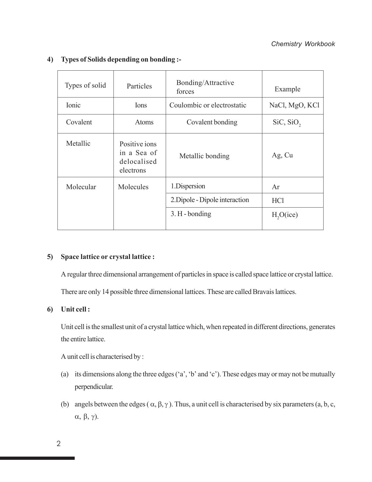 Tripura Board Class 12 Chemistry English Version Workbooks - Page 8