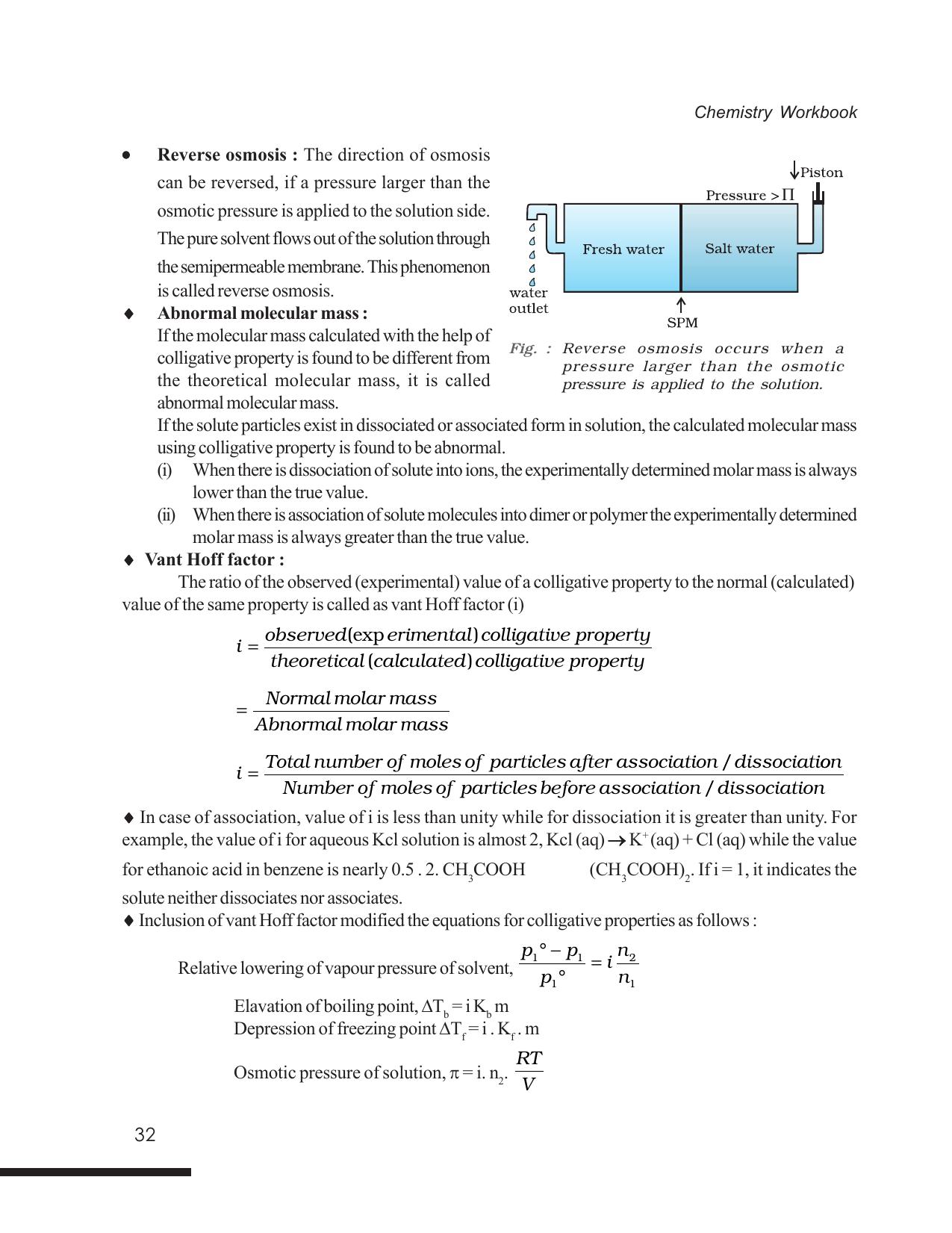 Tripura Board Class 12 Chemistry English Version Workbooks - Page 38