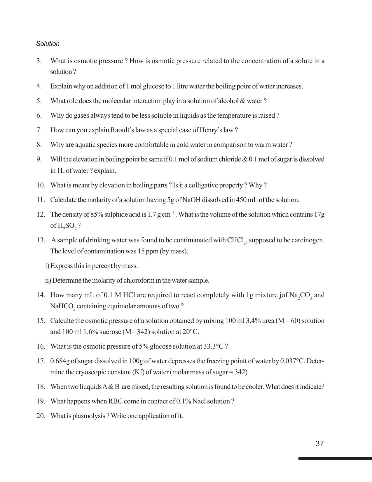 Tripura Board Class 12 Chemistry English Version Workbooks - Page 43