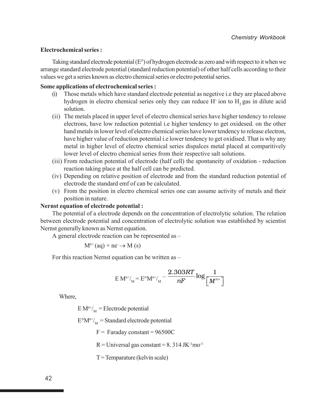 Tripura Board Class 12 Chemistry English Version Workbooks - Page 48