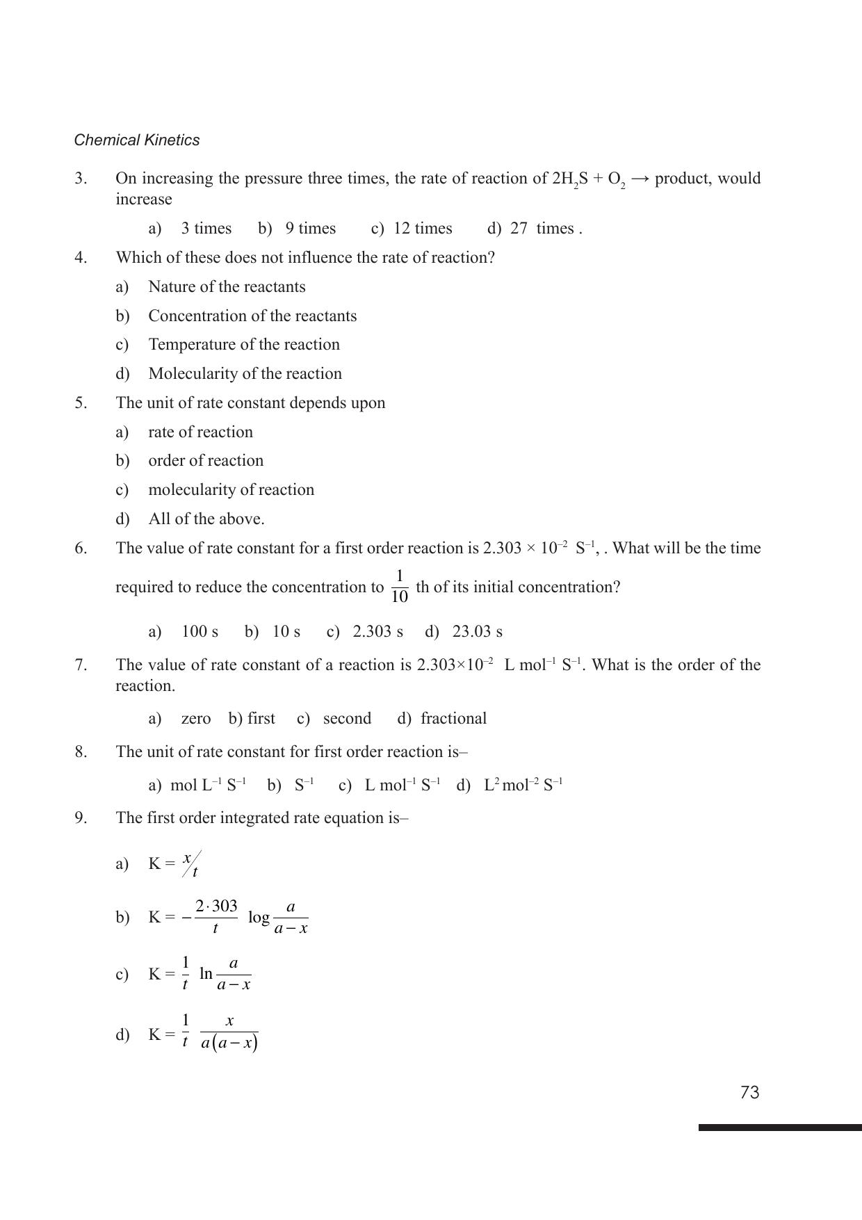Tripura Board Class 12 Chemistry English Version Workbooks - Page 79