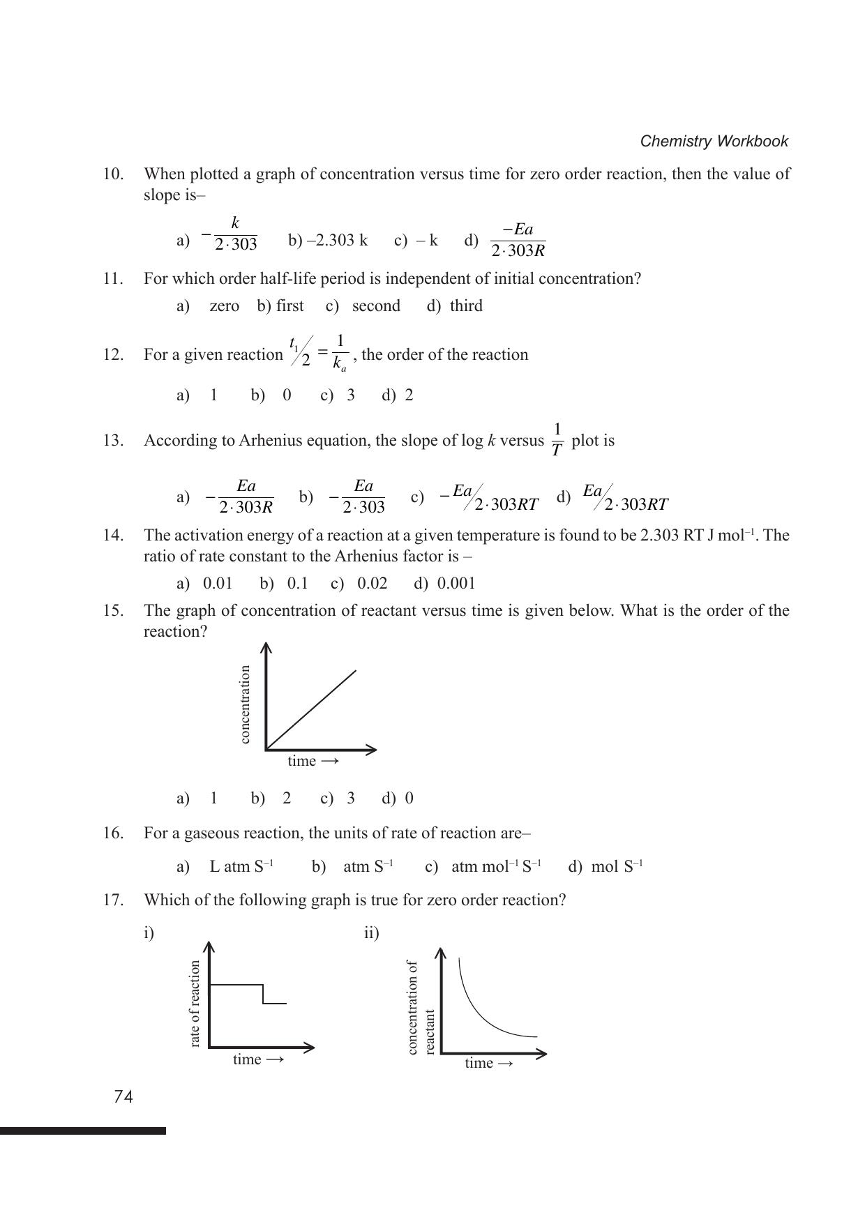 Tripura Board Class 12 Chemistry English Version Workbooks - Page 80