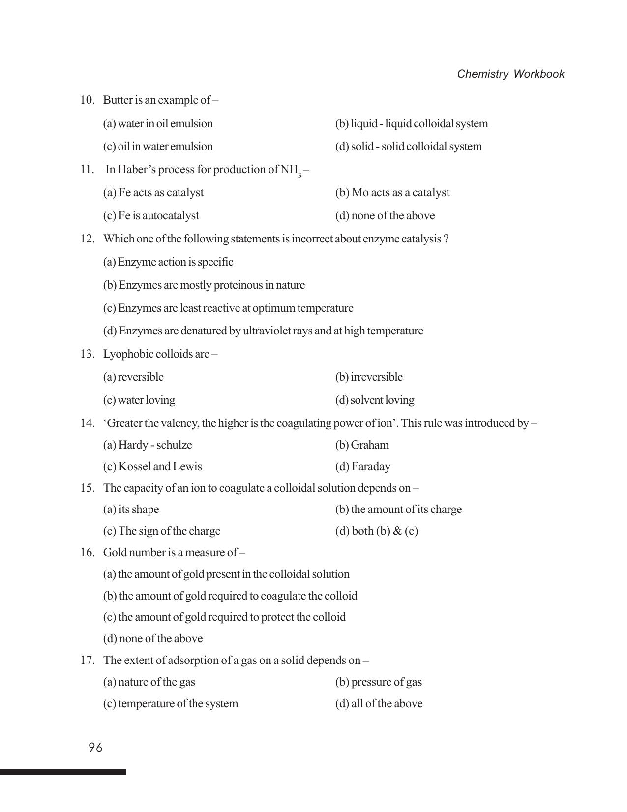 Tripura Board Class 12 Chemistry English Version Workbooks - Page 102