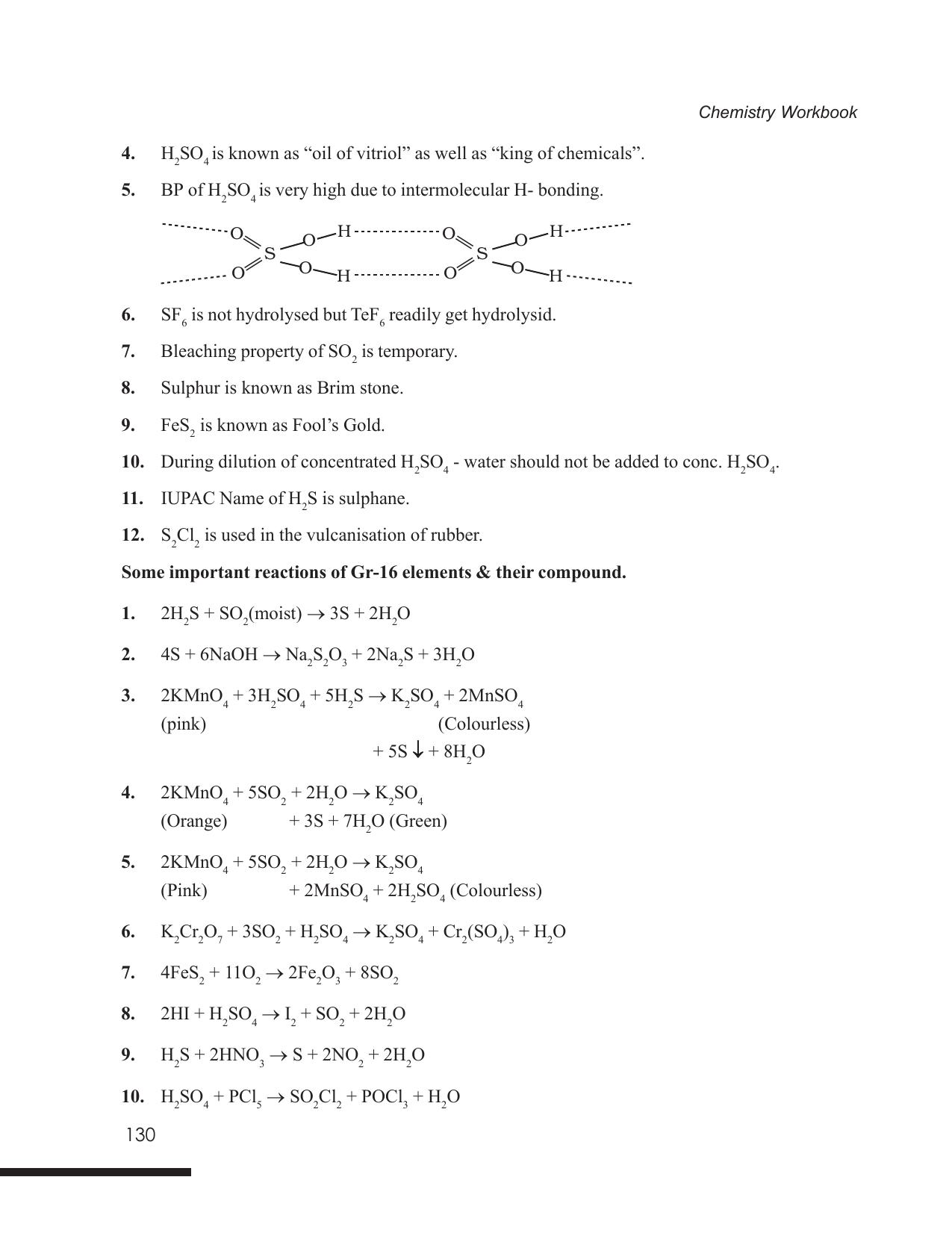 Tripura Board Class 12 Chemistry English Version Workbooks - Page 136