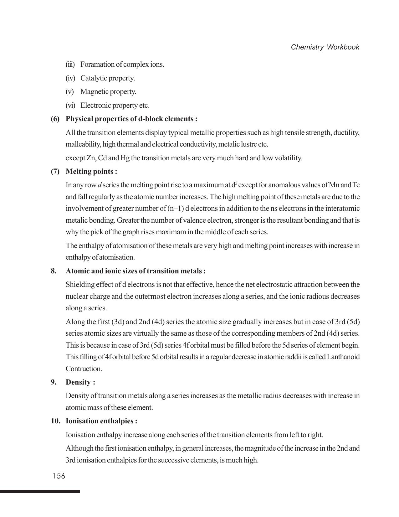 Tripura Board Class 12 Chemistry English Version Workbooks - Page 162