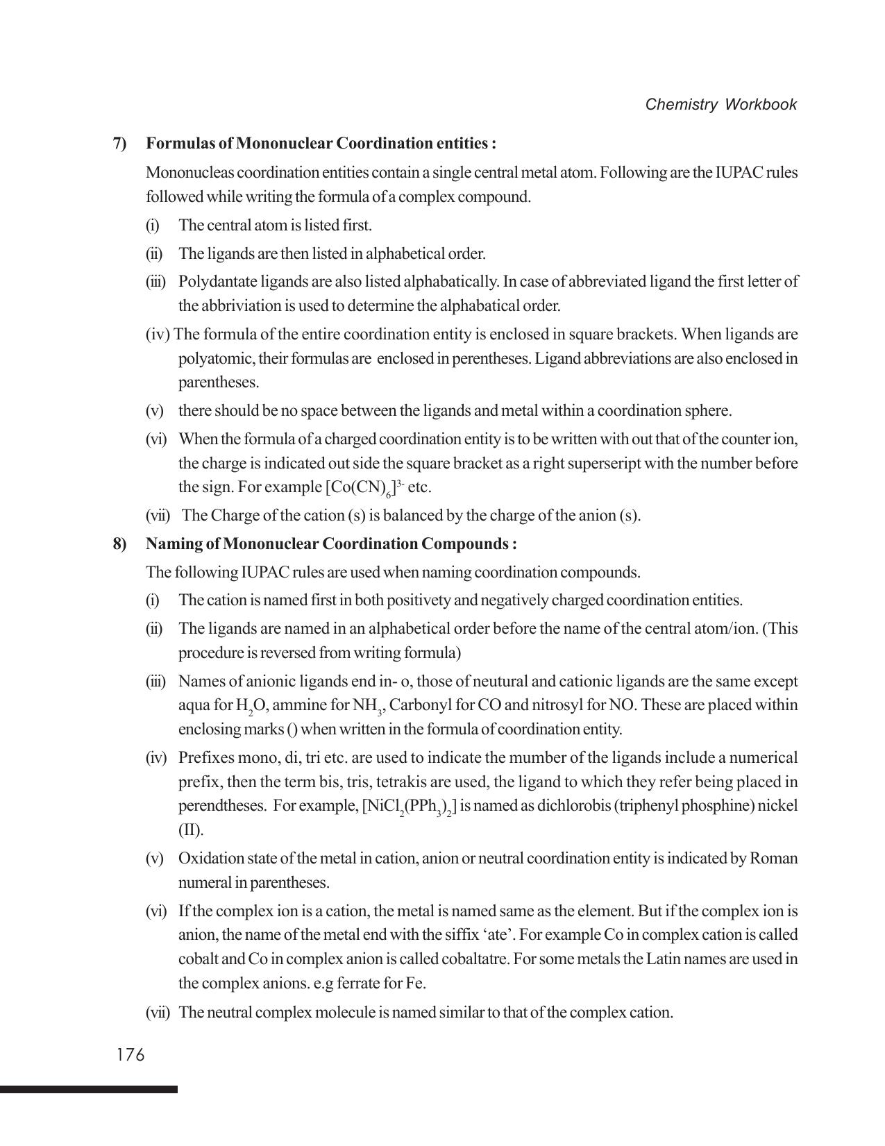 Tripura Board Class 12 Chemistry English Version Workbooks - Page 182