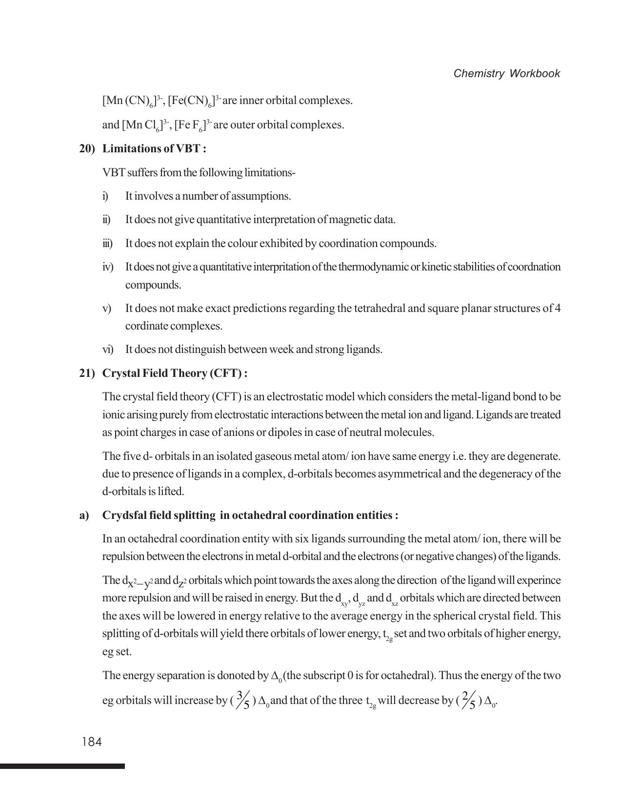 Tripura Board Class 12 Chemistry English Version Workbooks - Page 190