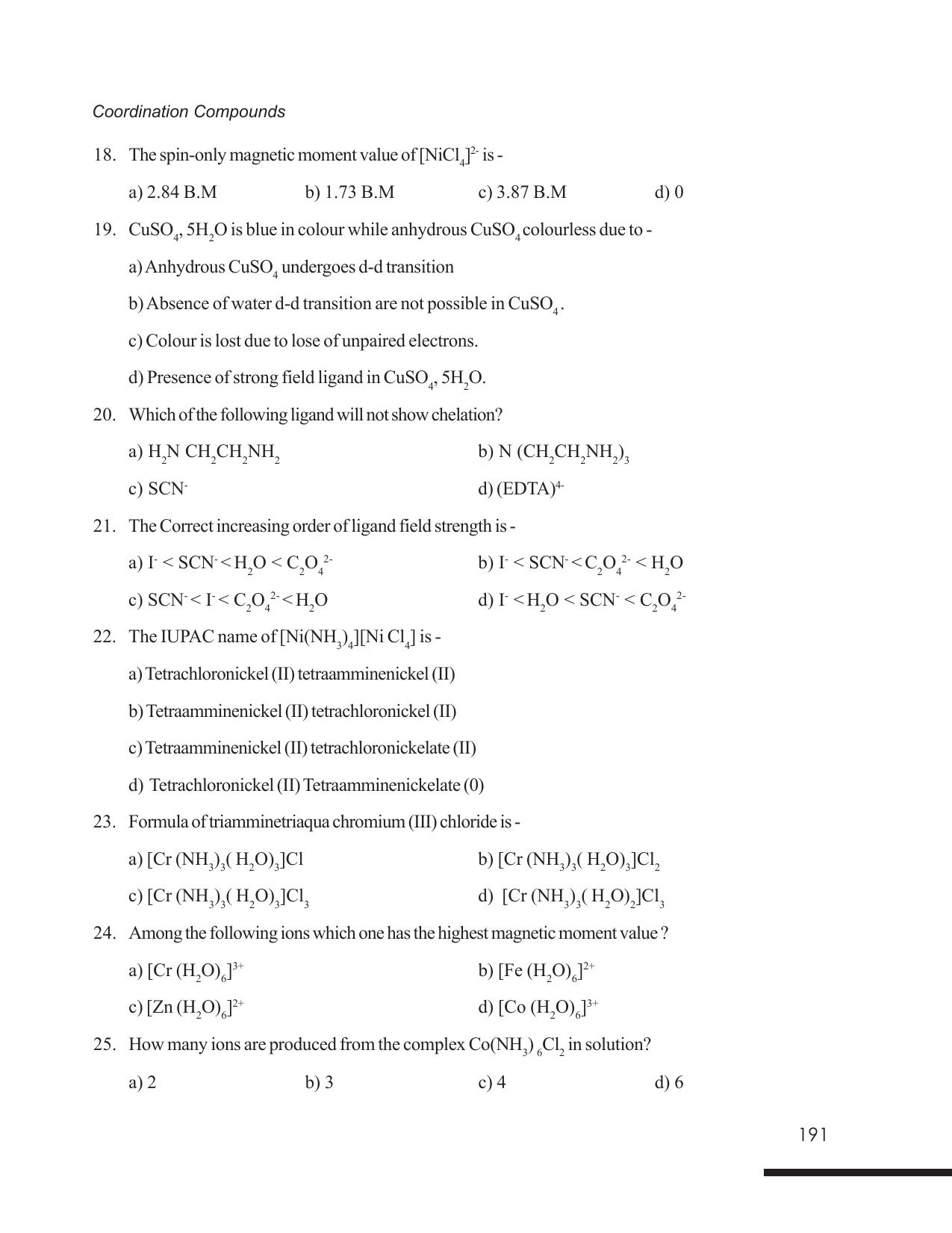 Tripura Board Class 12 Chemistry English Version Workbooks - Page 197