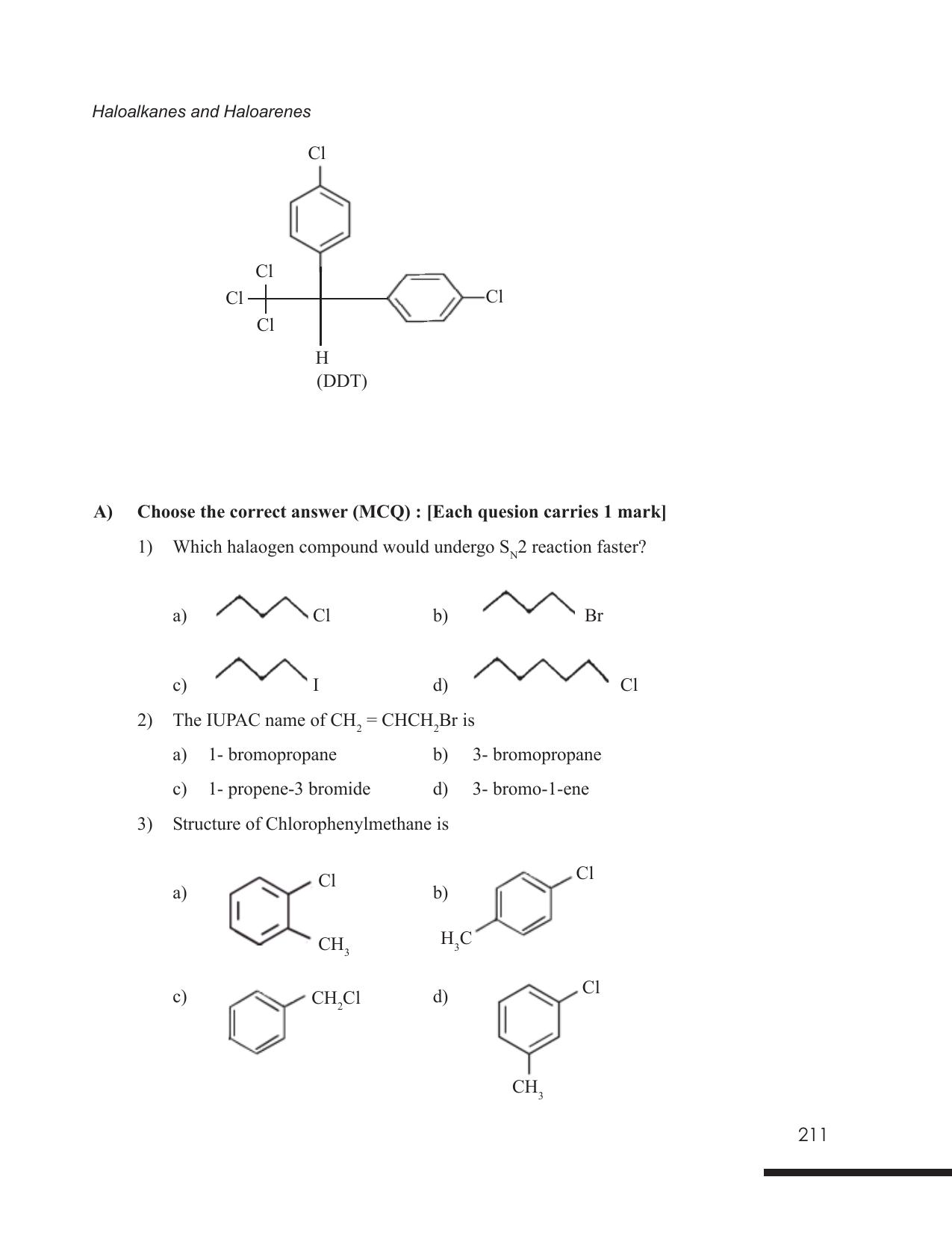Tripura Board Class 12 Chemistry English Version Workbooks - Page 217