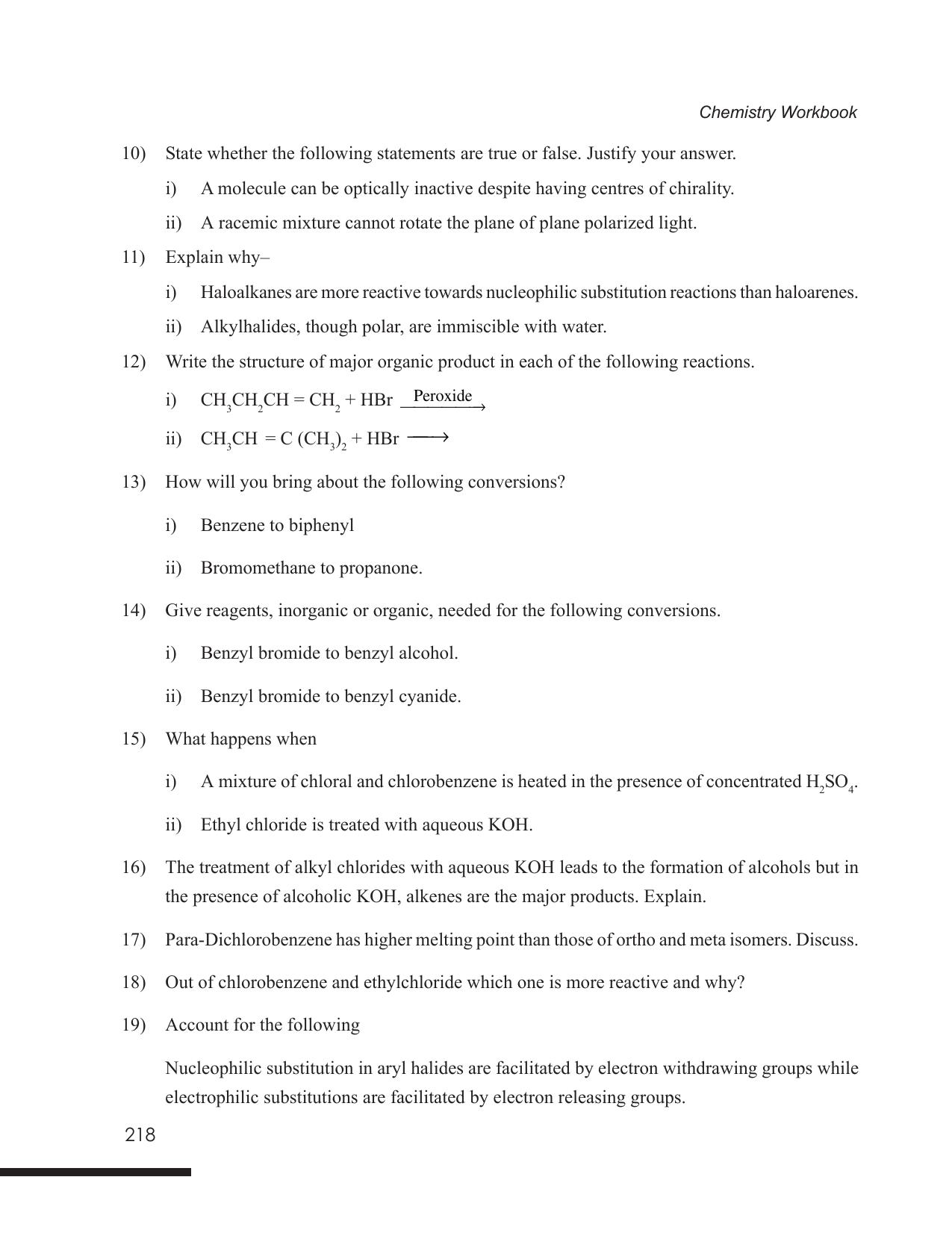 Tripura Board Class 12 Chemistry English Version Workbooks - Page 224