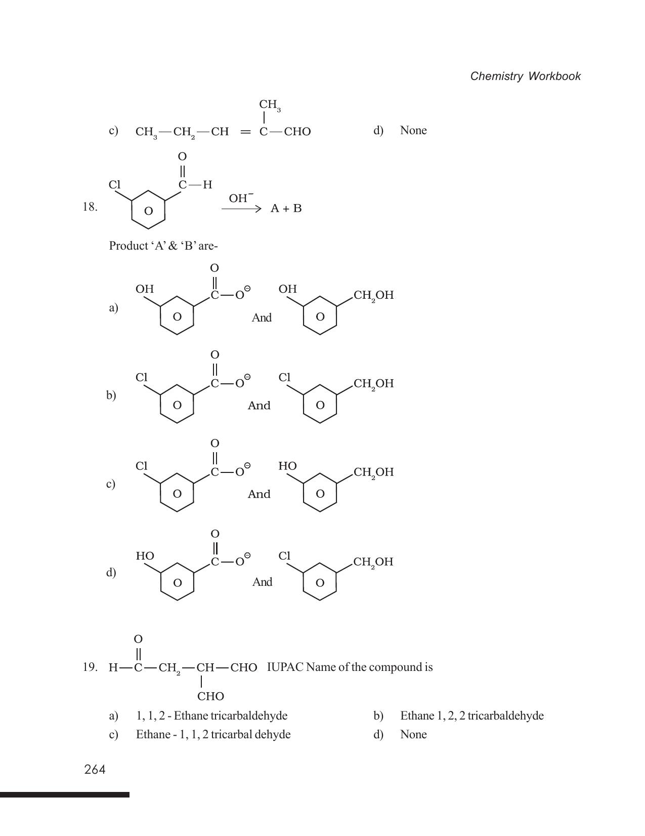 Tripura Board Class 12 Chemistry English Version Workbooks - Page 270
