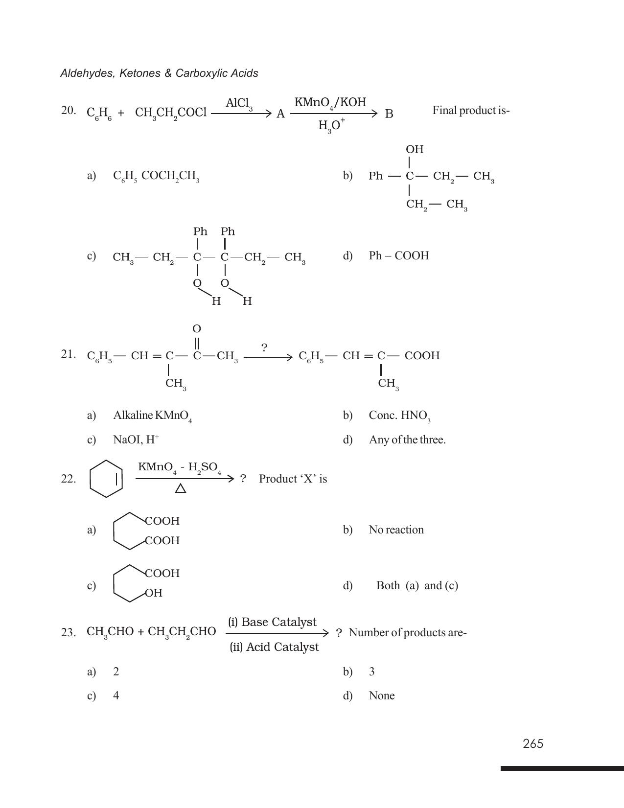 Tripura Board Class 12 Chemistry English Version Workbooks - Page 271