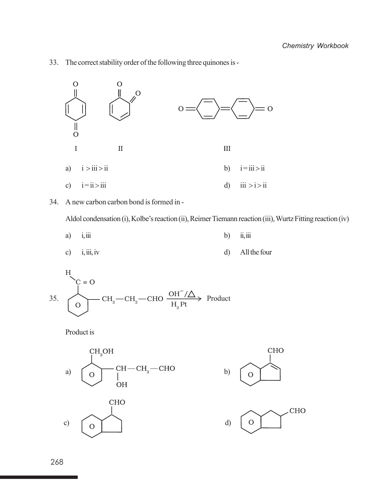 Tripura Board Class 12 Chemistry English Version Workbooks - Page 274