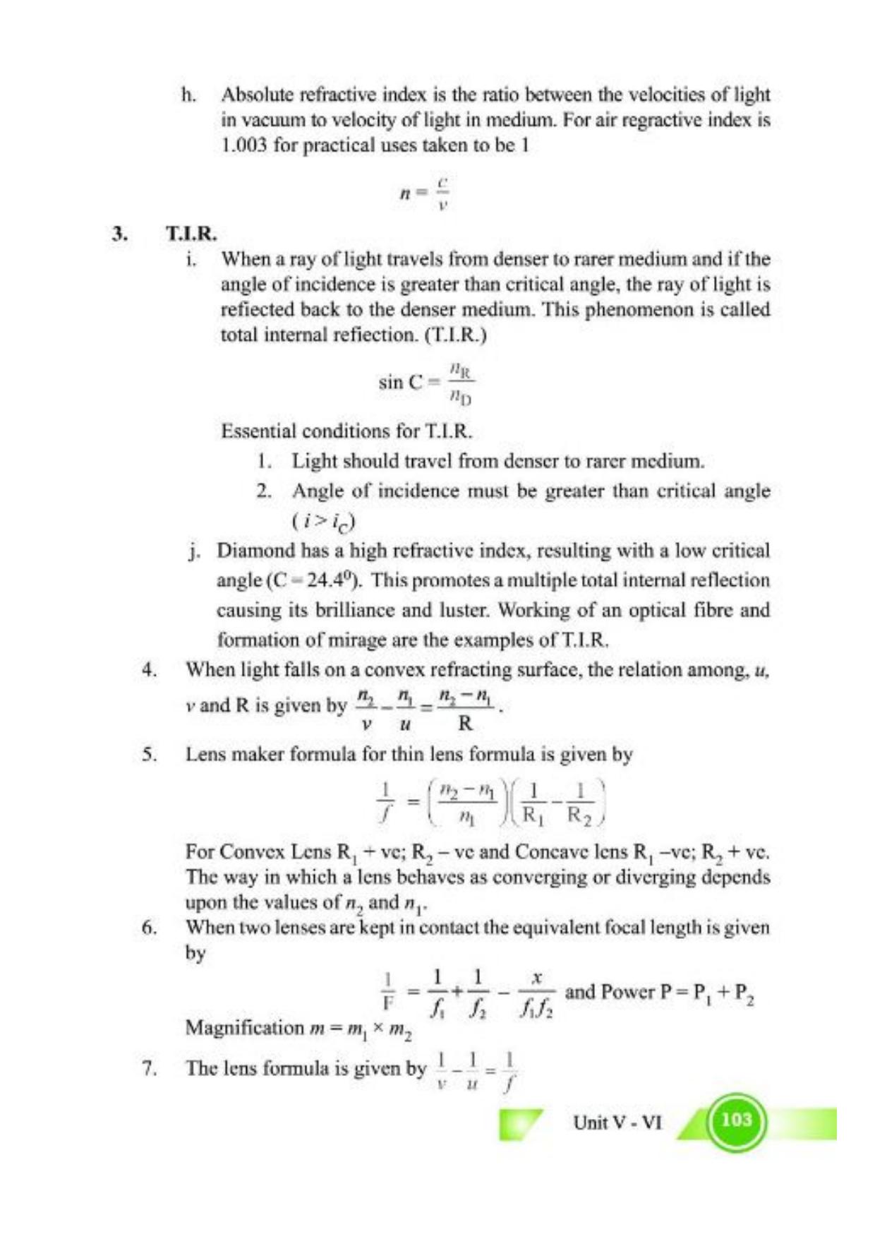 Class 12 Notes, Question & Practice Paper - Physics (Topic 5,6 :  Electromagnetic Waves and Optics) - Page 6
