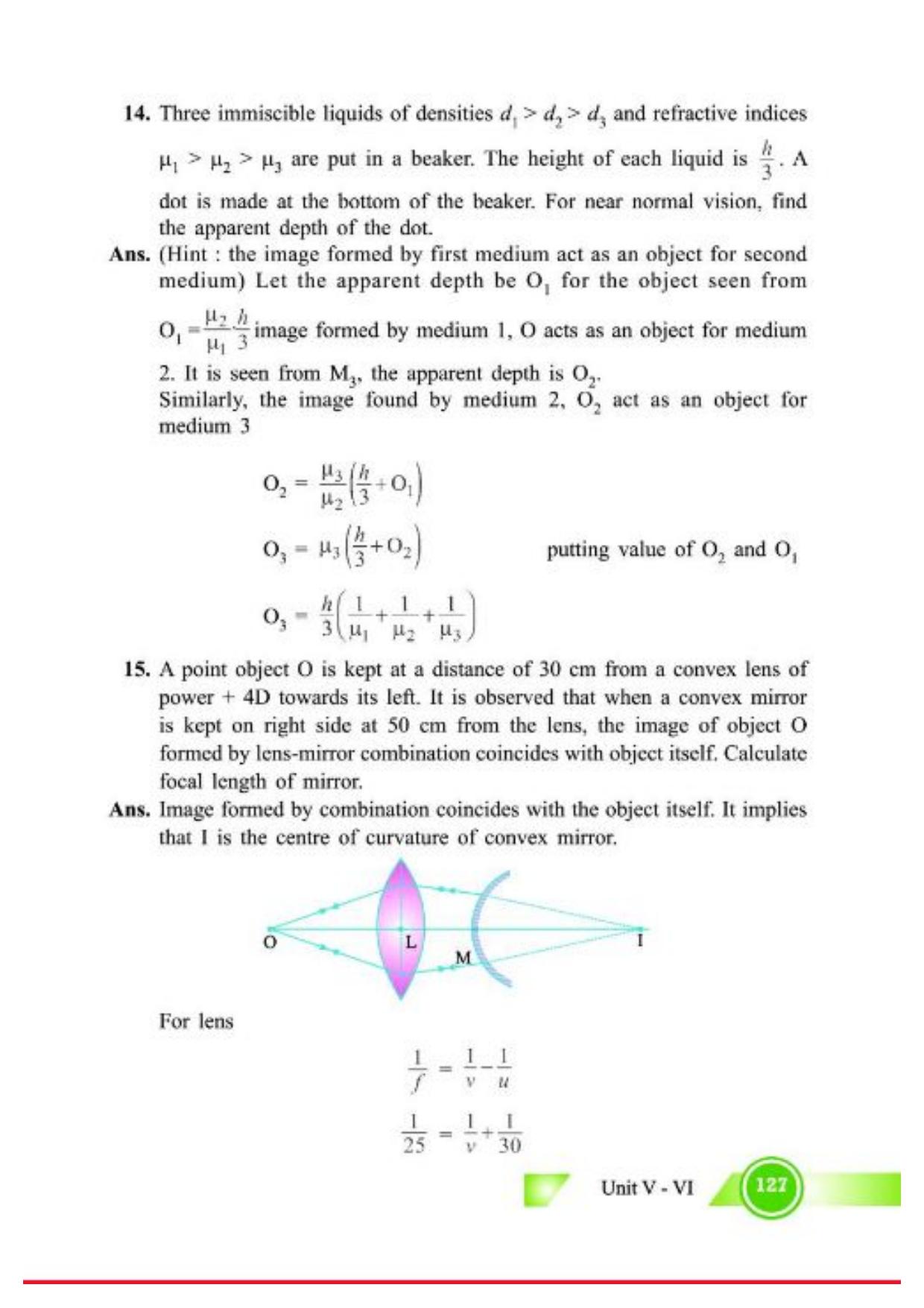 Class 12 Notes, Question & Practice Paper - Physics (Topic 5,6 :  Electromagnetic Waves and Optics) - Page 30
