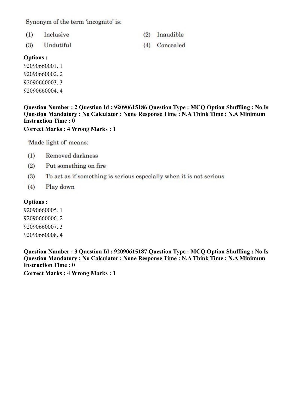 CUET PG 2023: HUQP13 – Museology(Eng)-Shift 3 (12-06-2023) Question Paper - Page 3