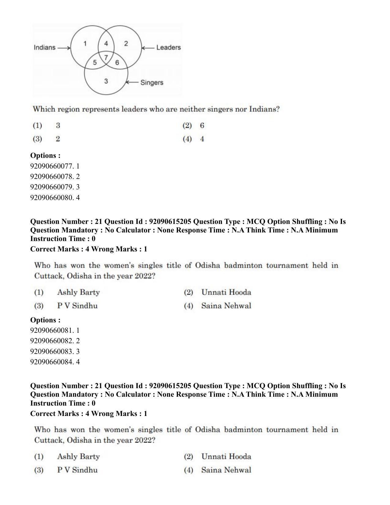 CUET PG 2023: HUQP13 – Museology(Eng)-Shift 3 (12-06-2023) Question Paper - Page 22