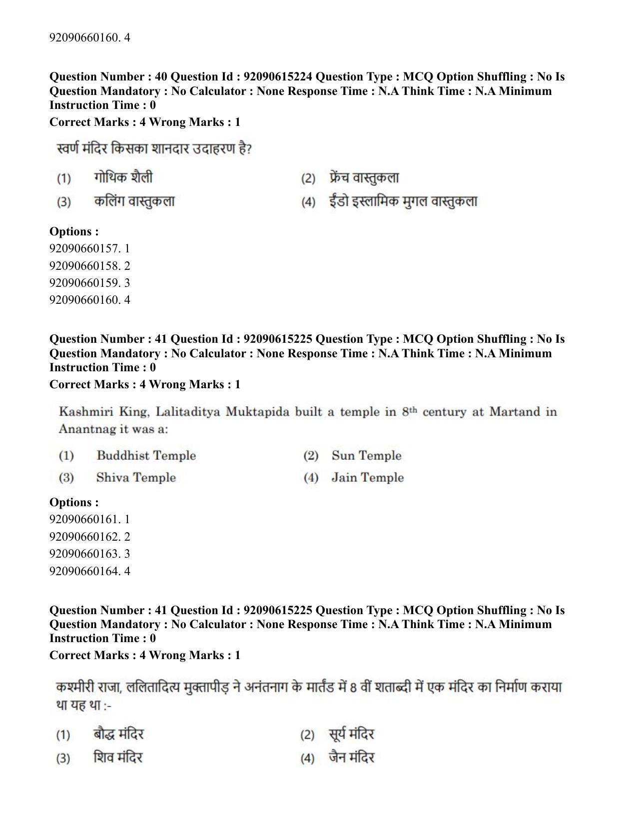 CUET PG 2023: HUQP13 – Museology(Eng)-Shift 3 (12-06-2023) Question Paper - Page 37