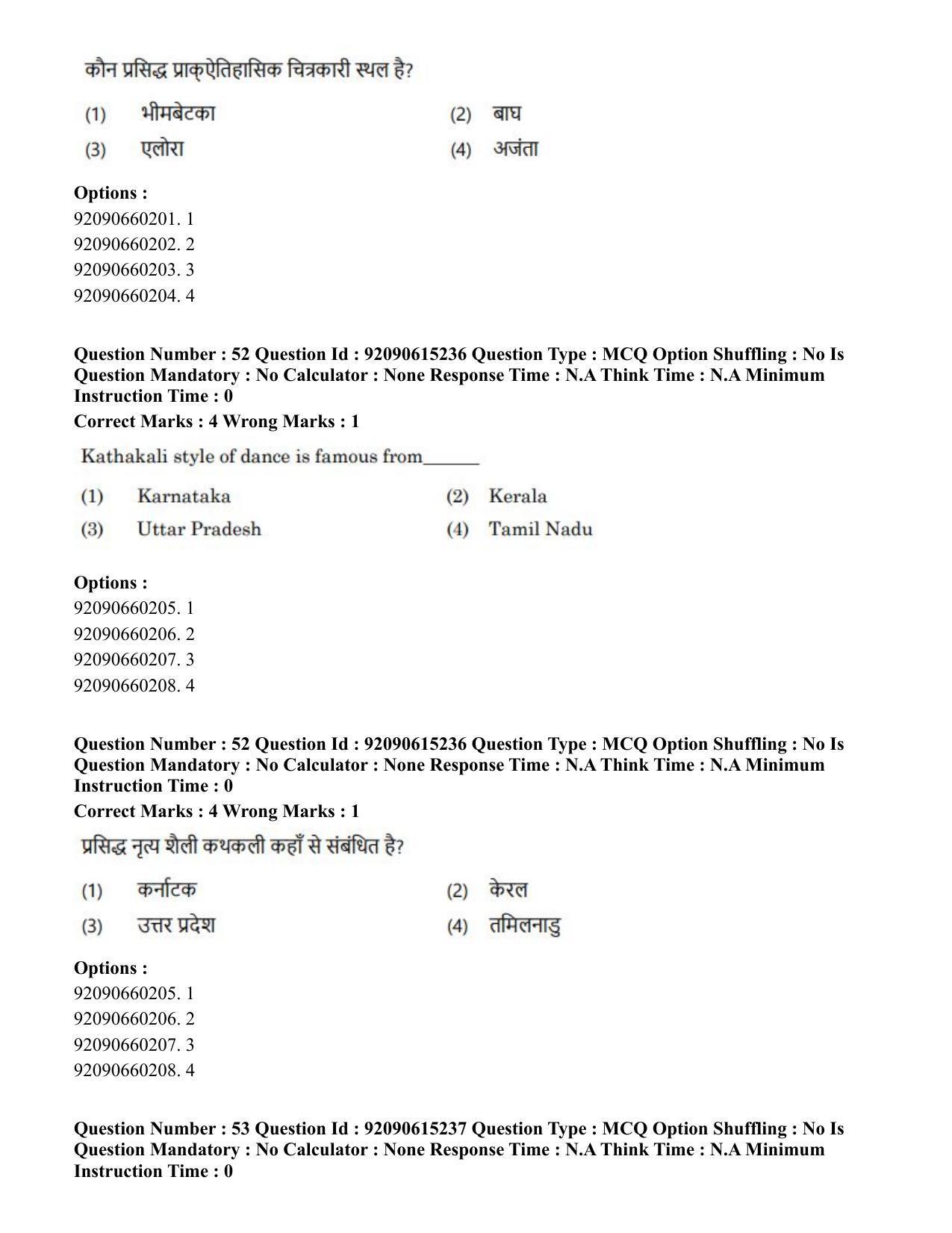 CUET PG 2023: HUQP13 – Museology(Eng)-Shift 3 (12-06-2023) Question Paper - Page 45
