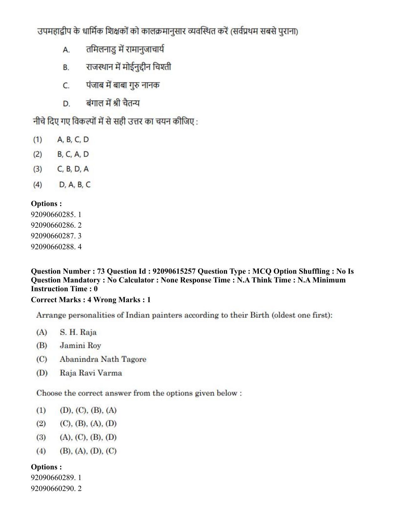 CUET PG 2023: HUQP13 – Museology(Eng)-Shift 3 (12-06-2023) Question Paper - Page 65