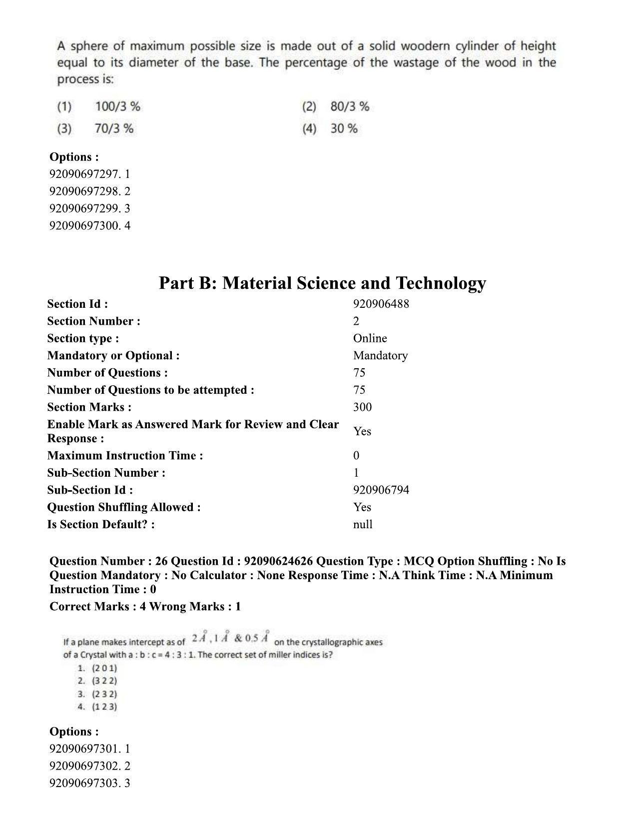 CUET PG 2023: SCQP18 – Material Science and Technology (Eng) - Shift 3 (24-06-2023) Question Paper - Page 24