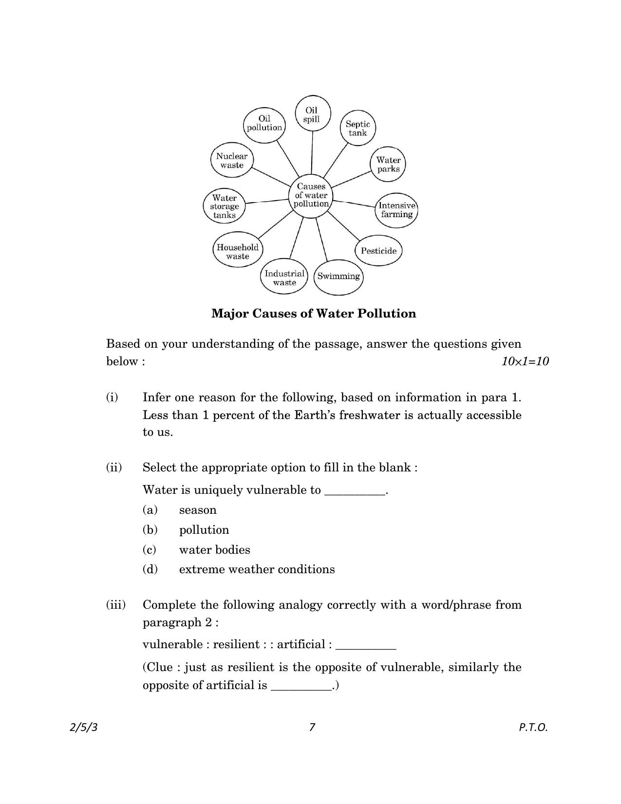 CBSE Class 10 2-5-3_English Language And Literature 2023 Question Paper - Page 7