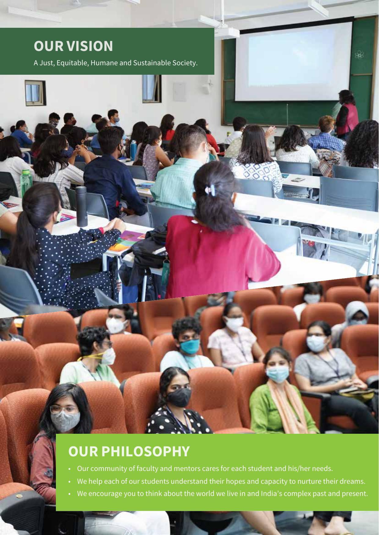 Azim Premji University, Bangalore UG Prospectus 2022 - Page 2