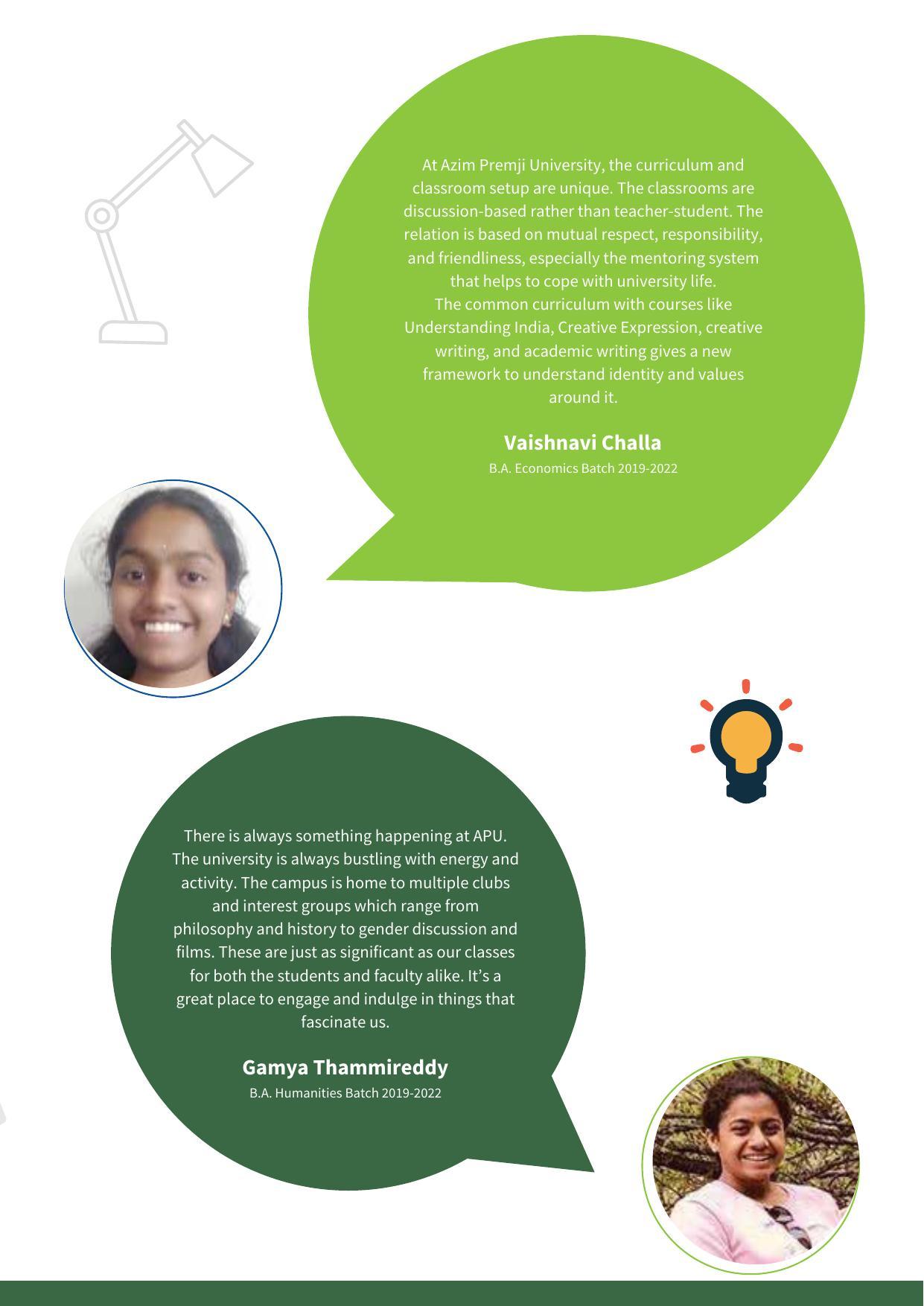 Azim Premji University, Bangalore UG Prospectus 2022 - Page 8