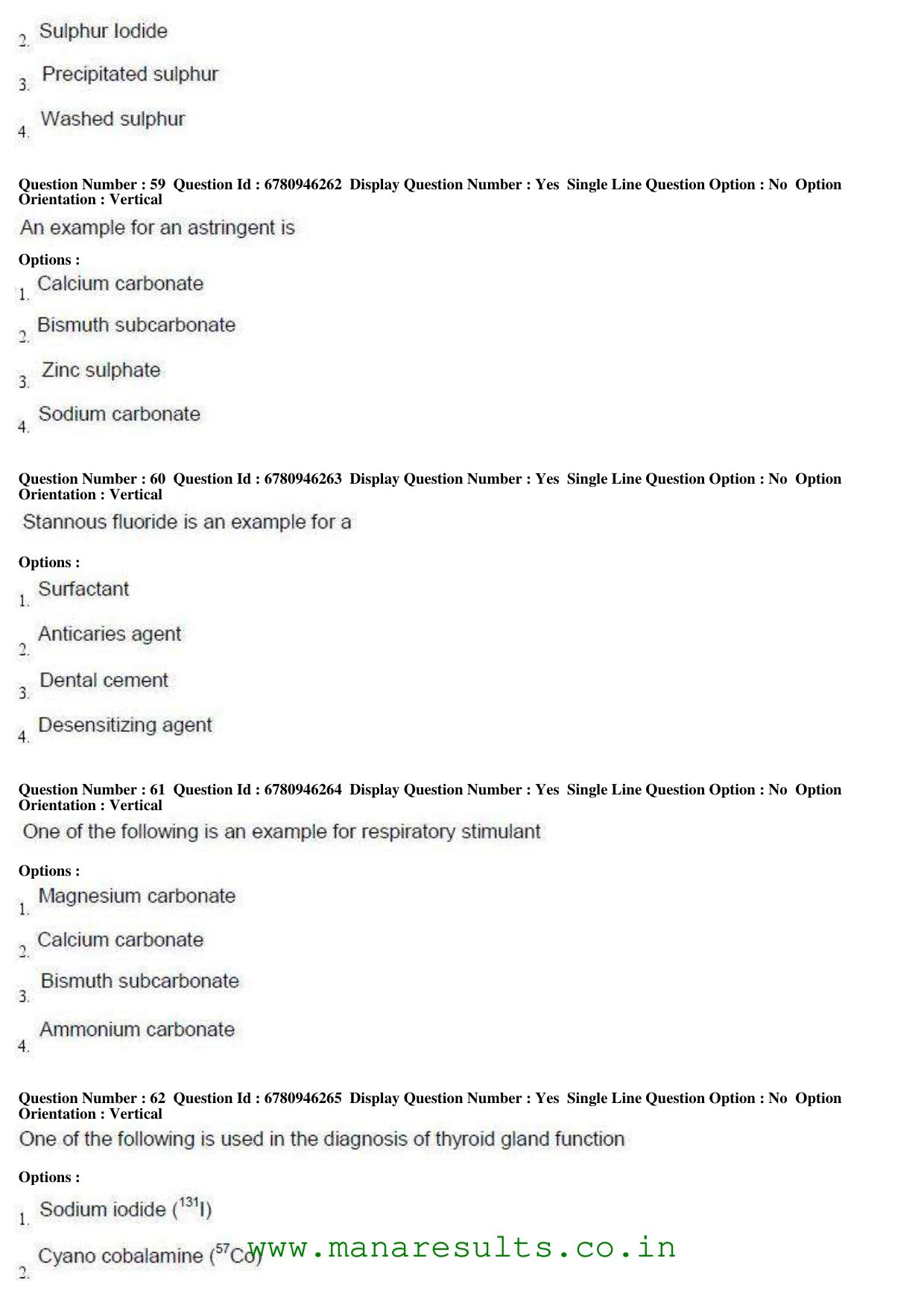 AP ECET 2017 Pharmacy Old Previous Question Papers - Page 16