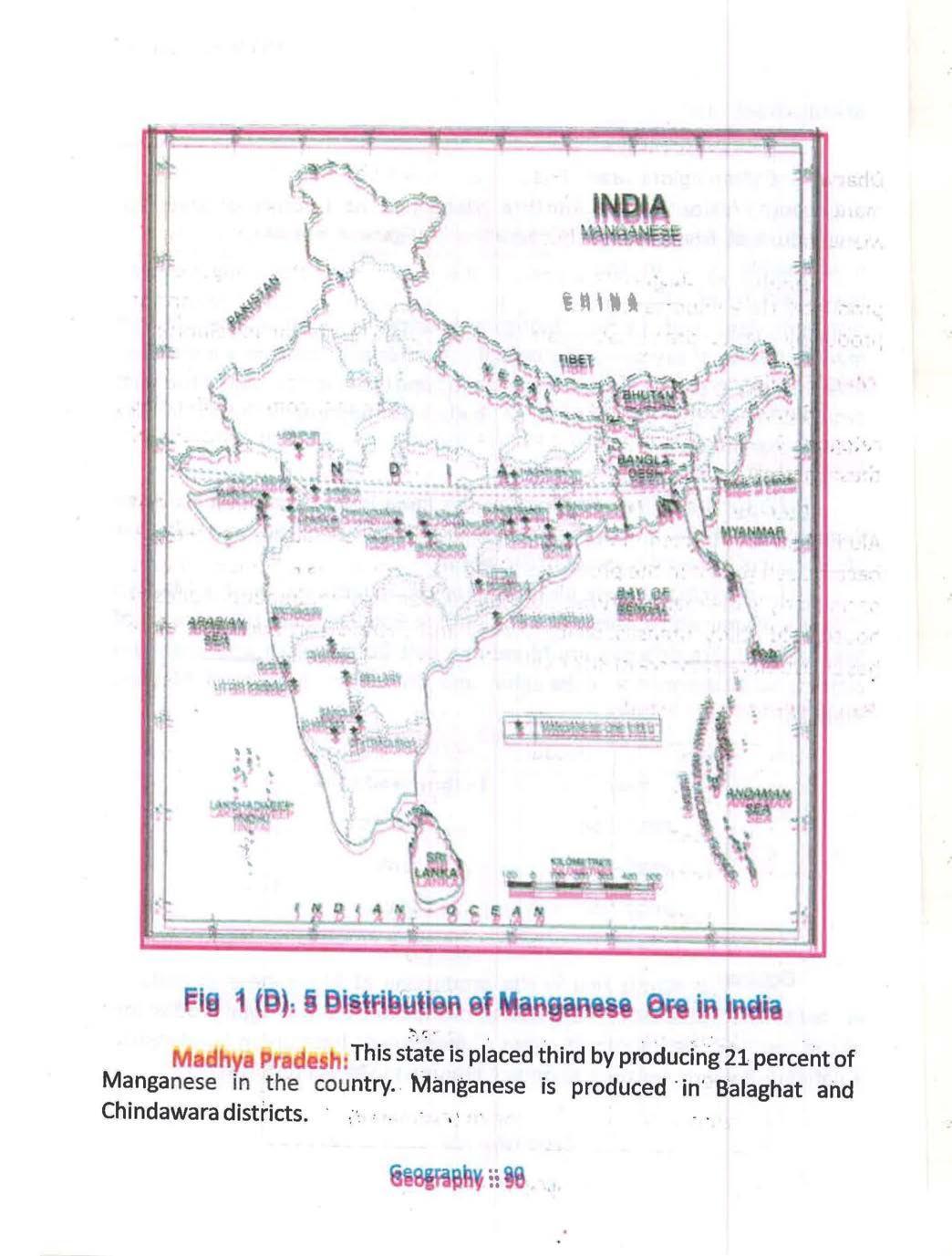 Bihar Board Class 10 Book for Geography: India Resources and Utility: Chapter-1 - Page 90