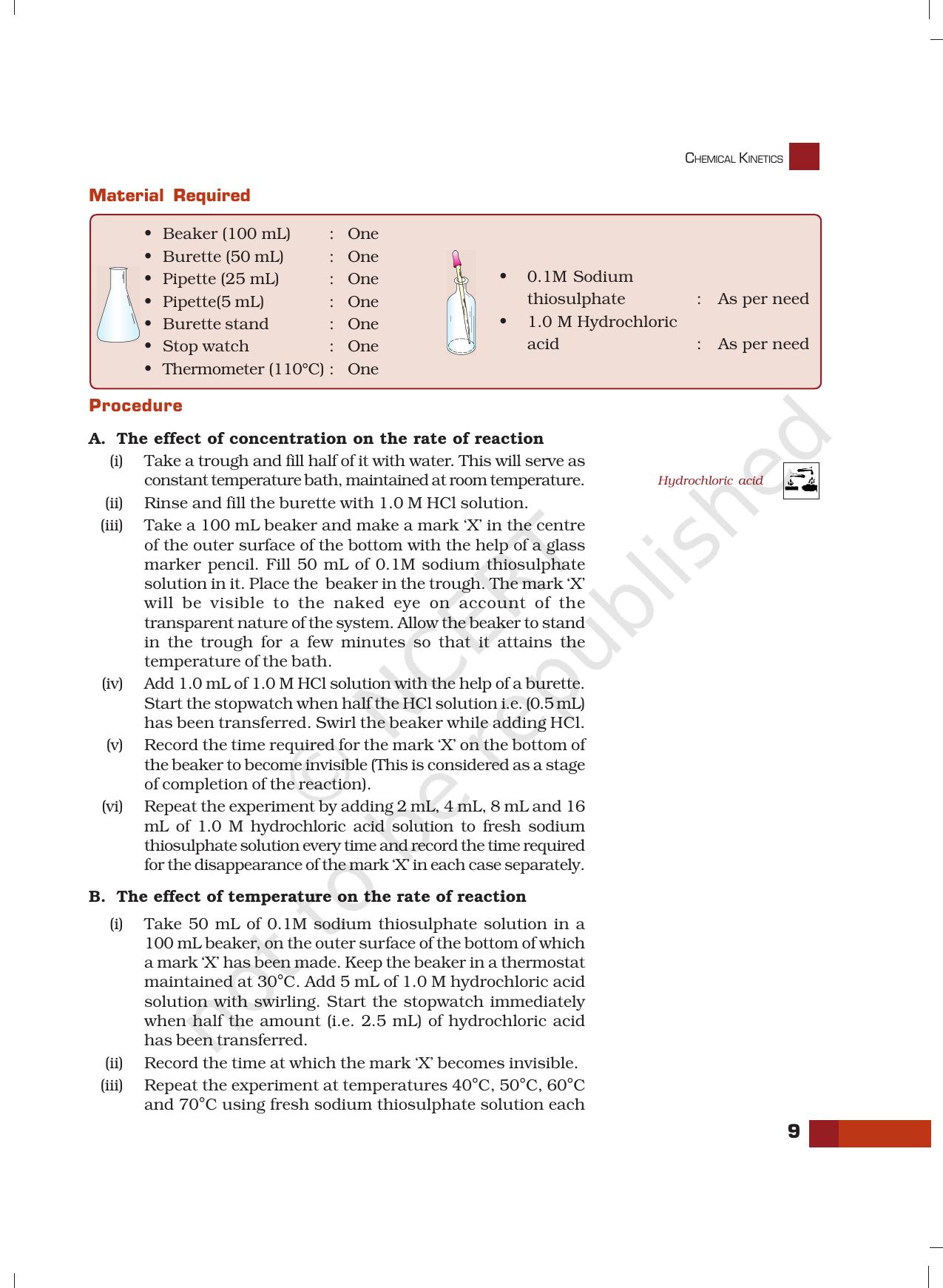 NCERT Laboratory Manuals for Class XII Chemistry - Unit 2 (Chemical Kinetics) - Page 2