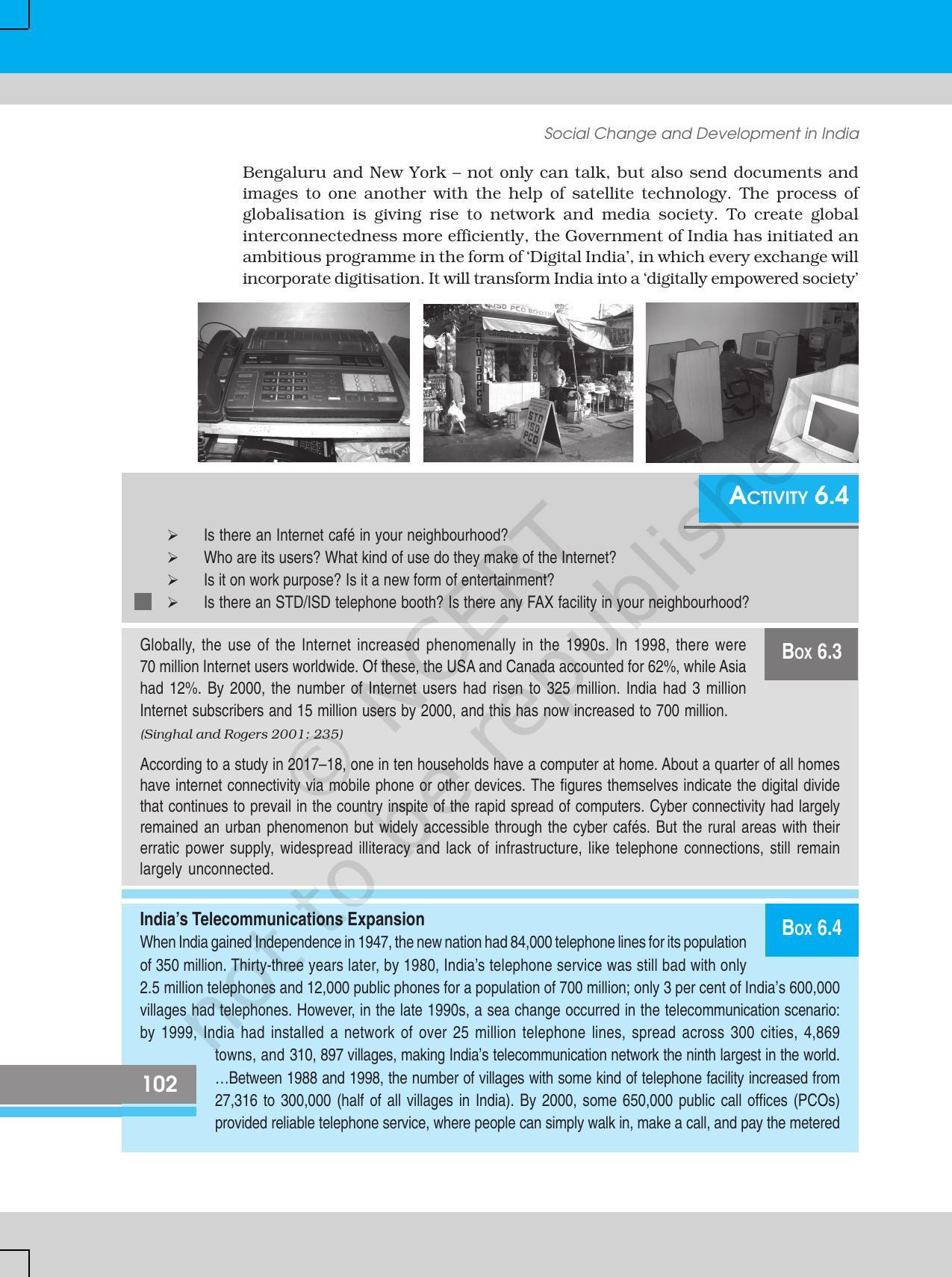 NCERT Book for Class 12 Sociology (Social Change and Development in India) Chapter 6 Globalisation and Social Change - Page 12