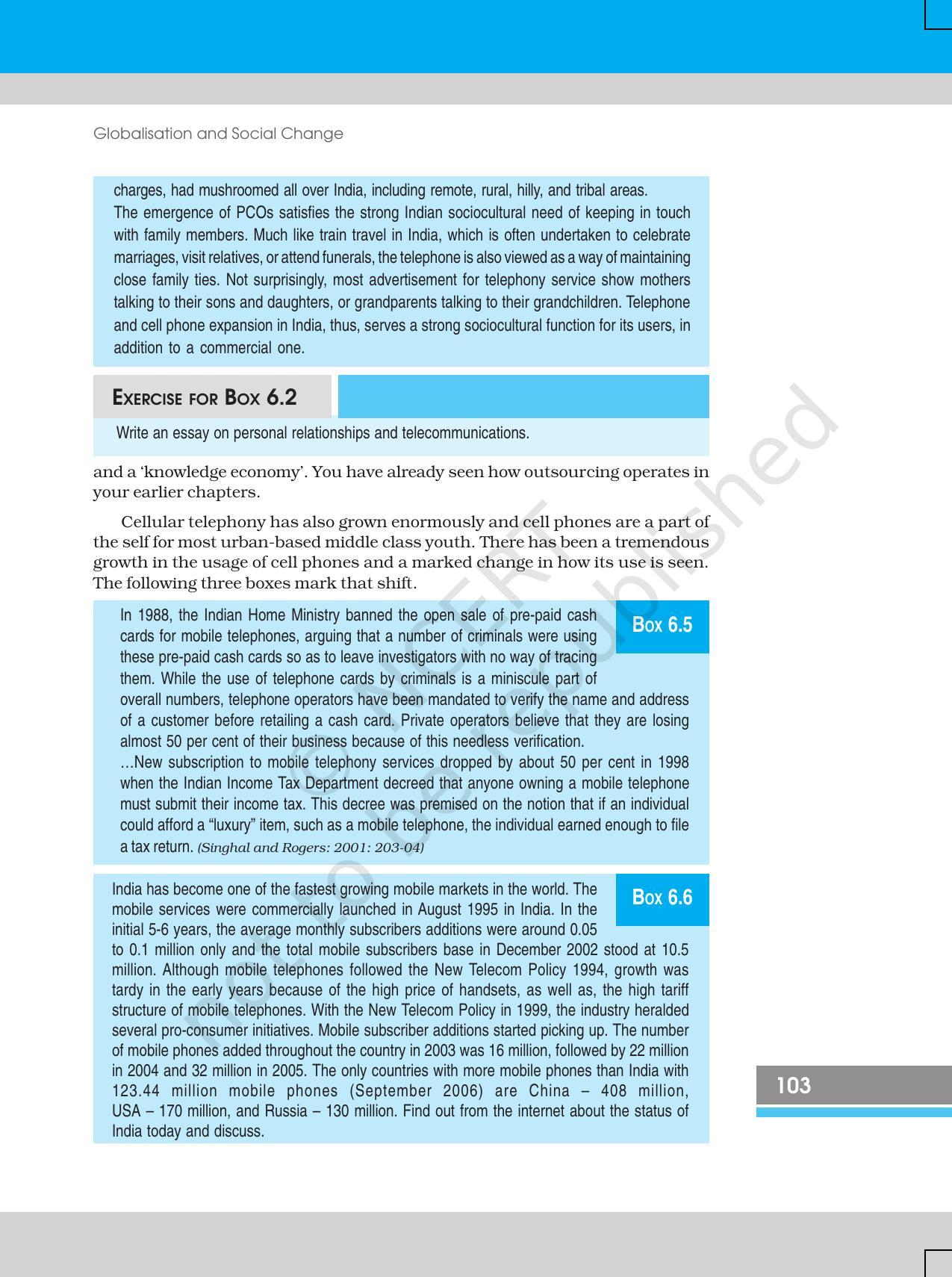 NCERT Book for Class 12 Sociology (Social Change and Development in India) Chapter 6 Globalisation and Social Change - Page 13