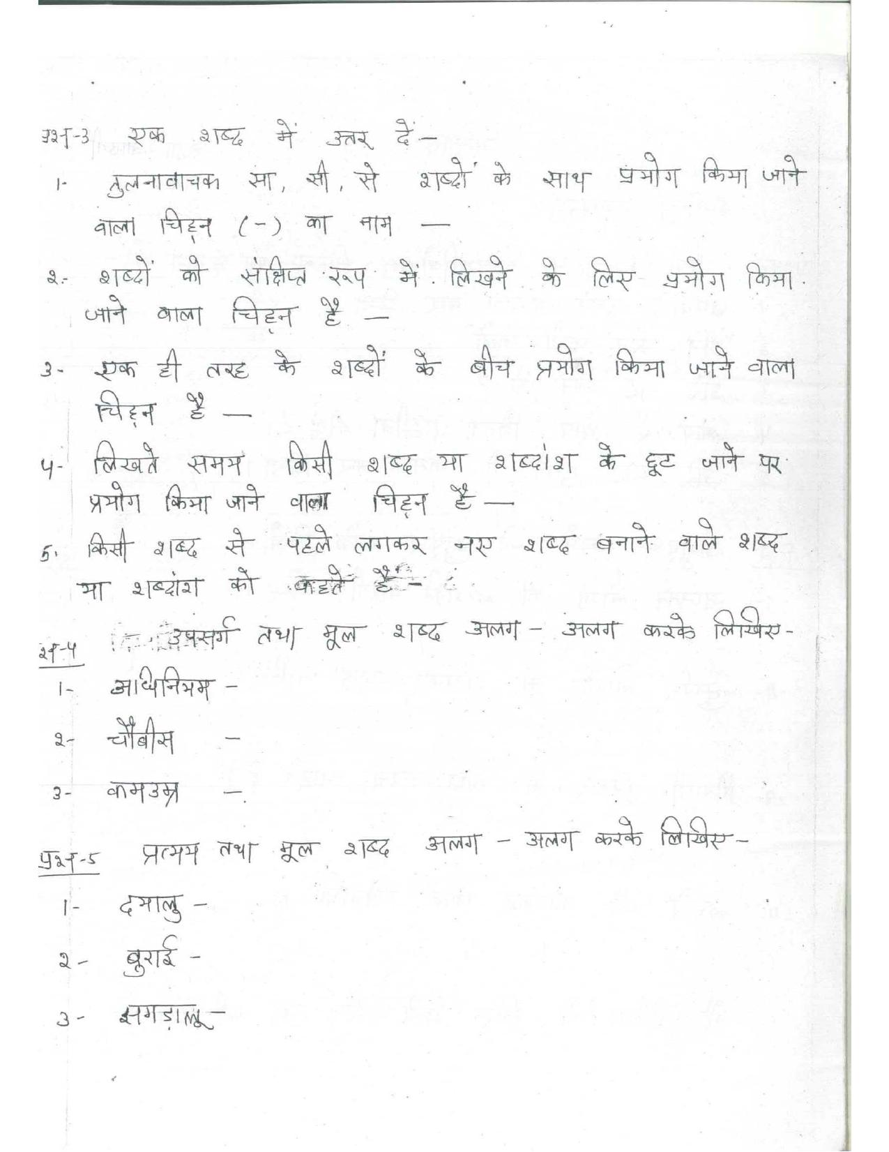 CBSE Worksheets for Class 8 Hindi Assignment 10 - Page 2