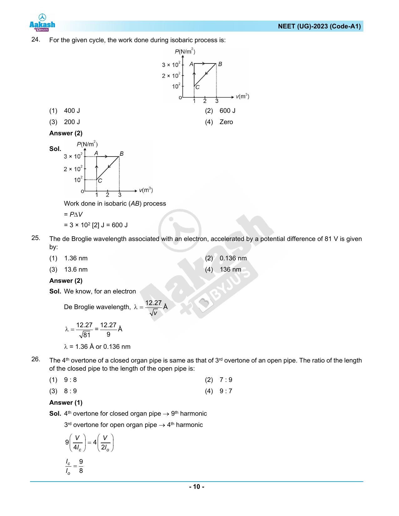 NEET 2023 Question Paper A1 - Page 10