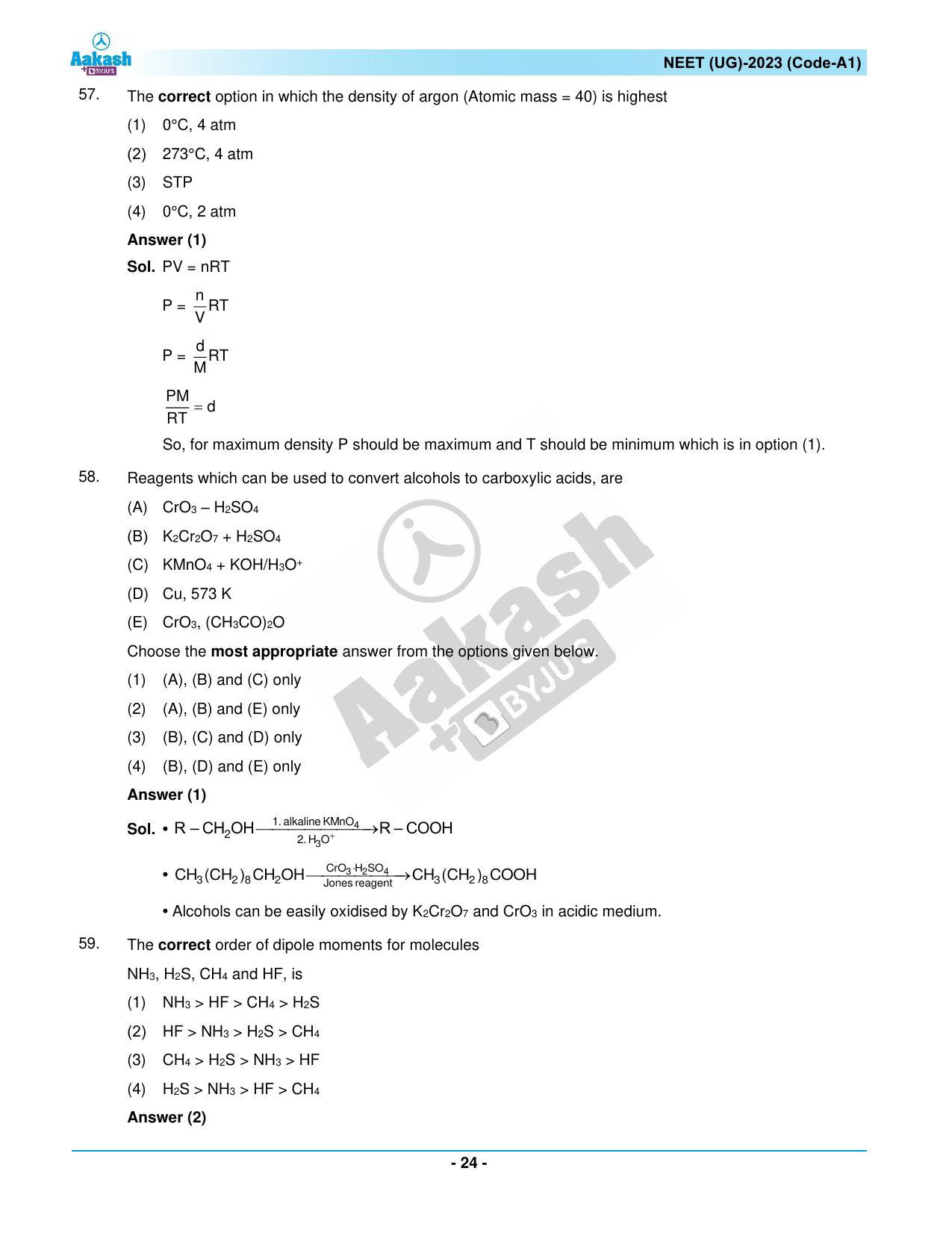 NEET 2023 Question Paper A1 - Page 24