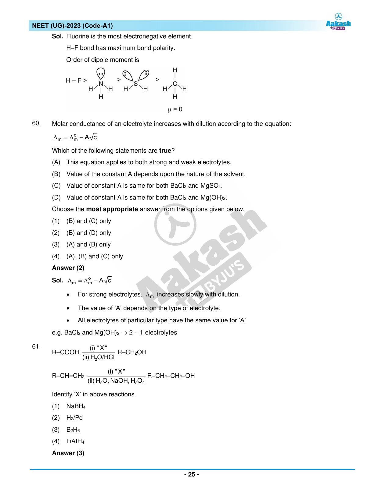 NEET 2023 Question Paper A1 - Page 25