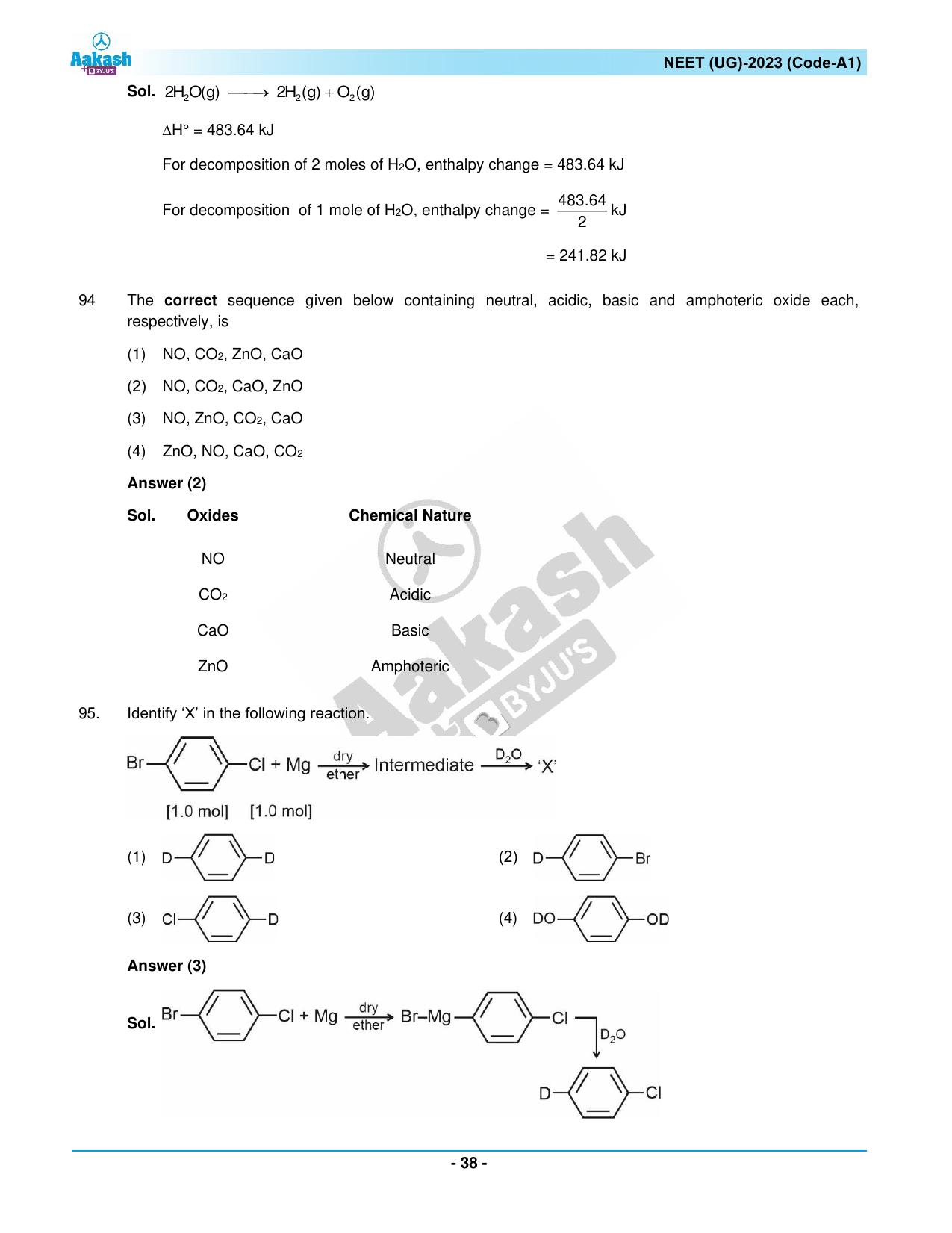 NEET 2023 Question Paper A1 - Page 38
