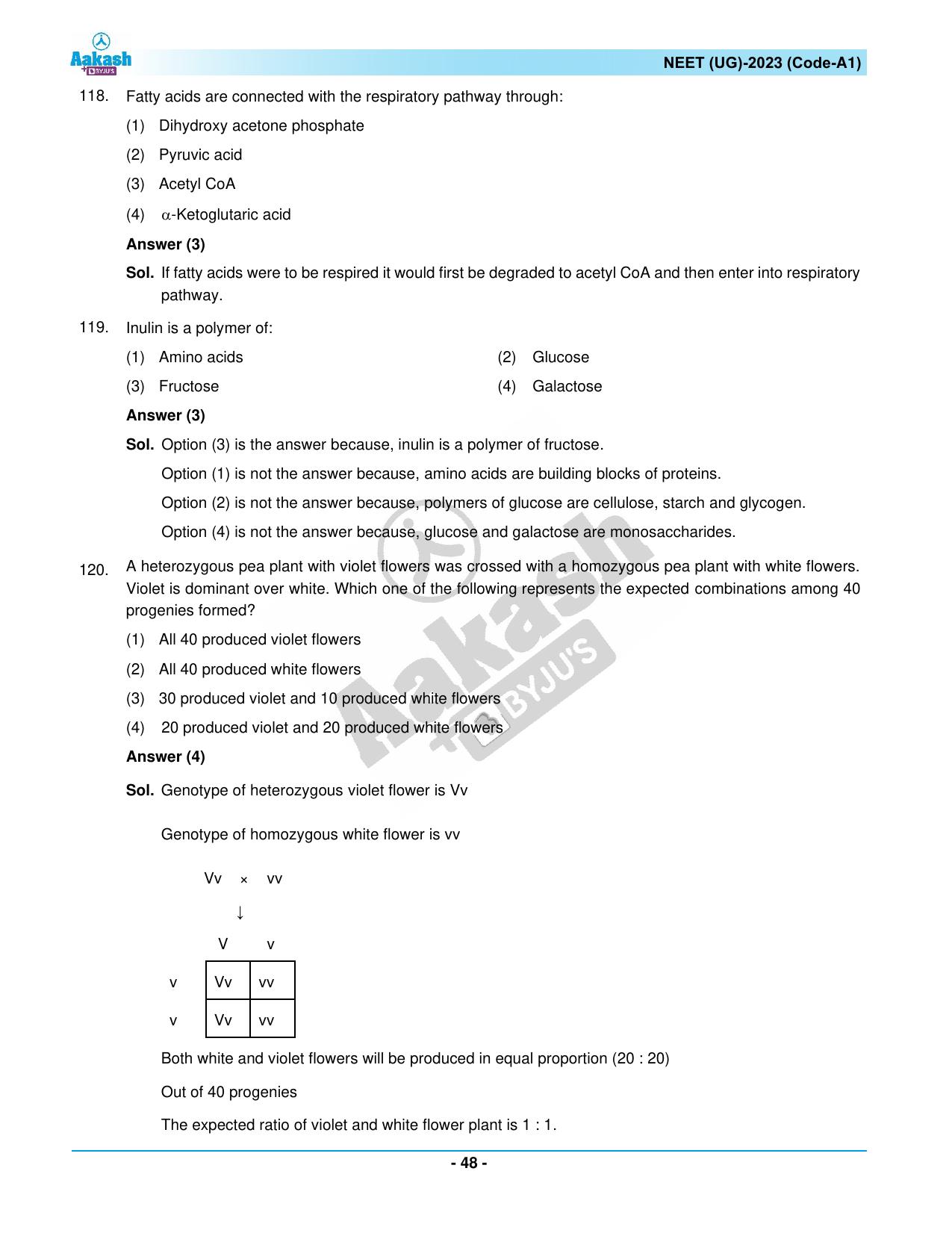 NEET 2023 Question Paper A1 - Page 48