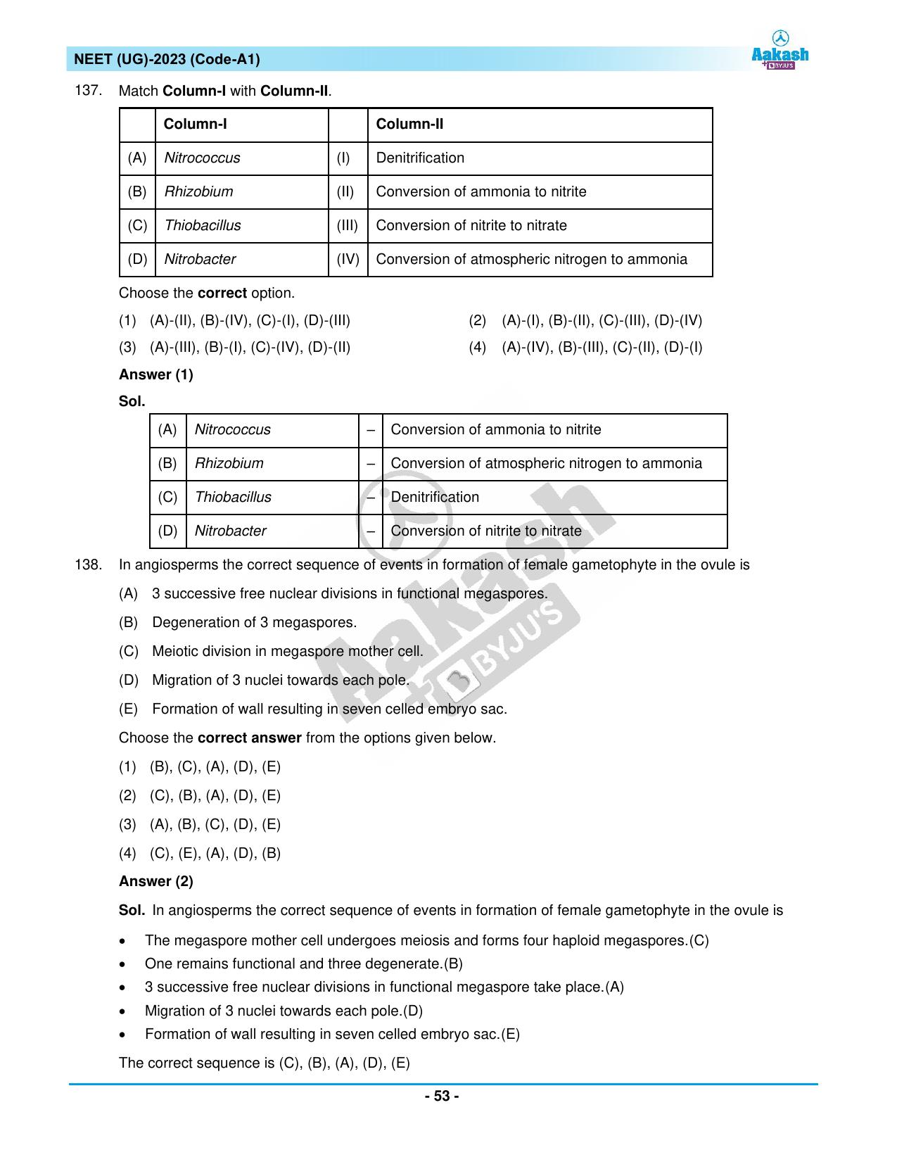 NEET 2023 Question Paper A1 - Page 53