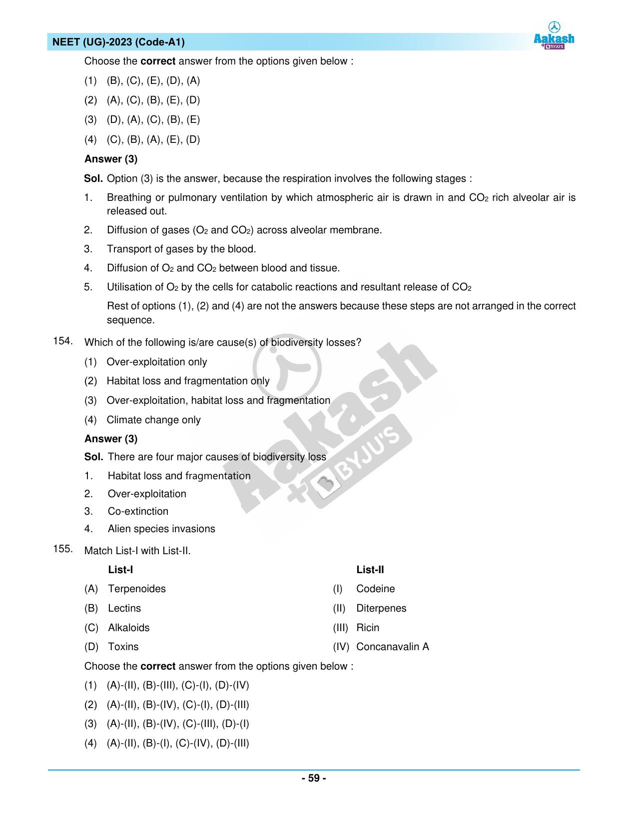 NEET 2023 Question Paper A1 - Page 59