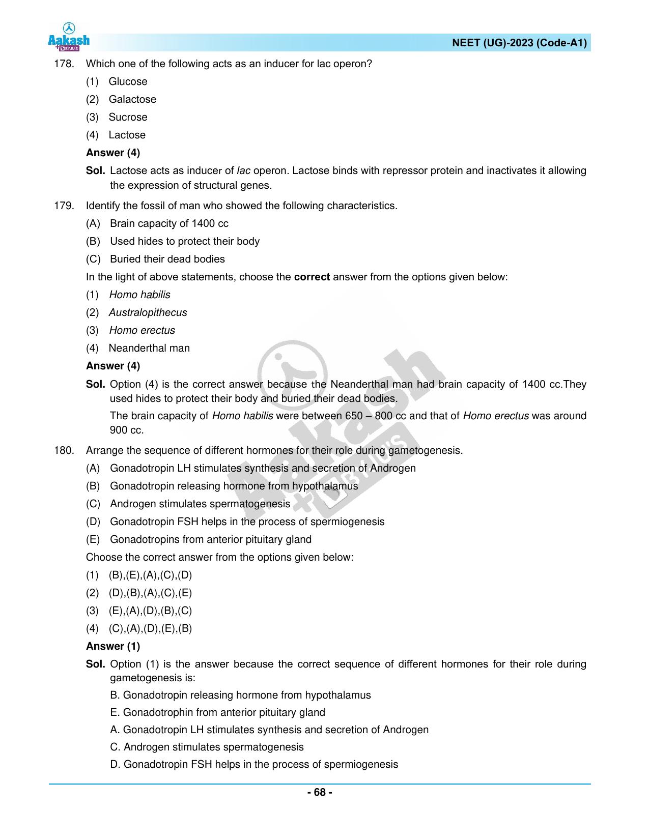 NEET 2023 Question Paper A1 - Page 68