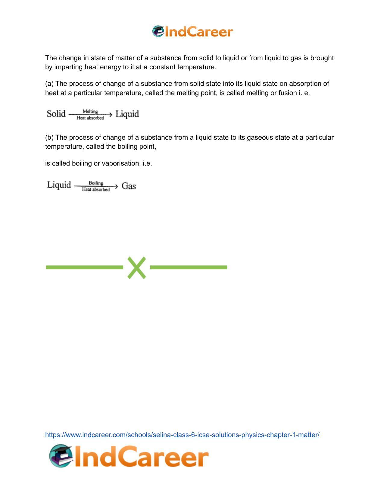 Selina Class 6 ICSE Solutions Physics : Chapter 1- Matter - Page 14