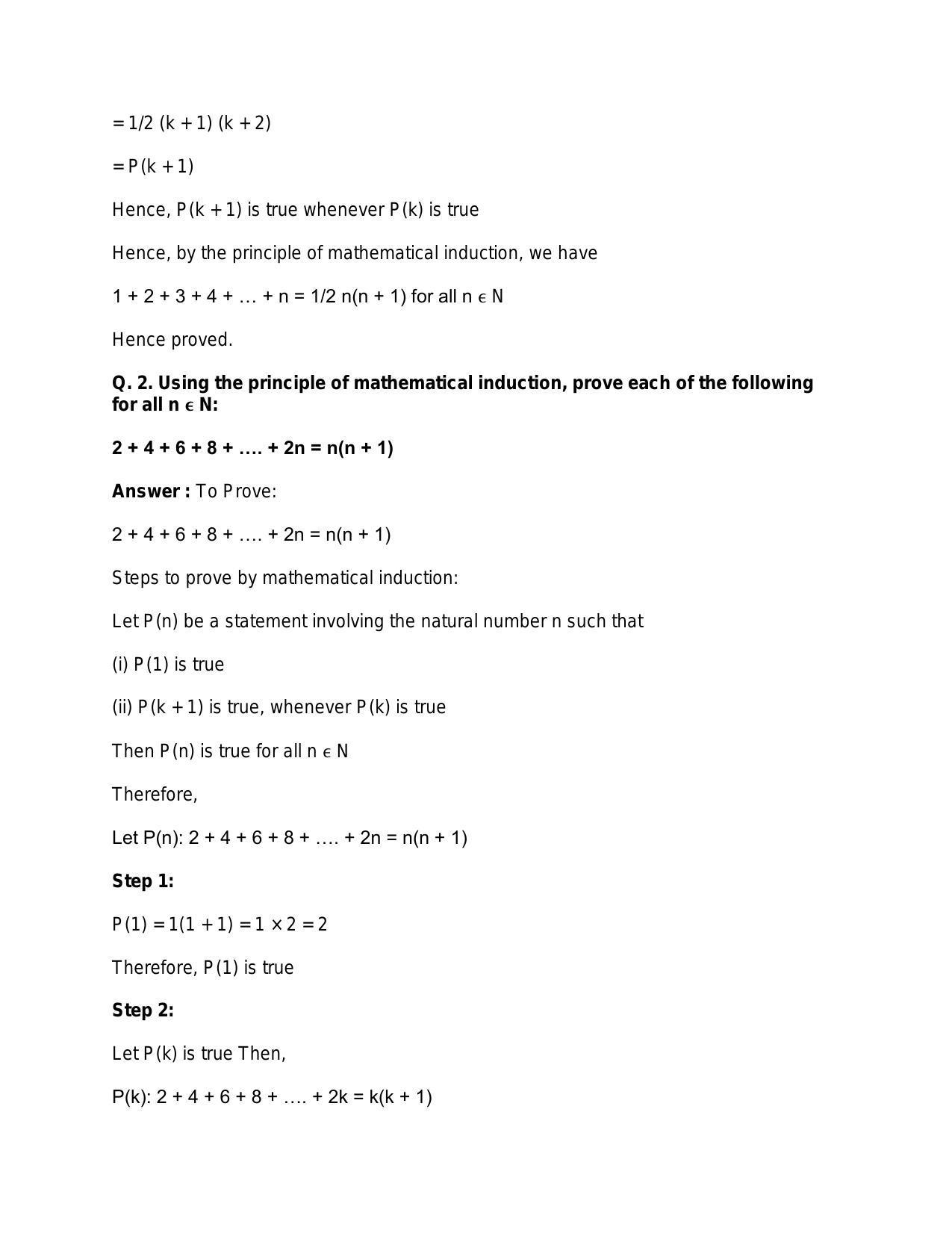 Chapter 4: Principle of Mathematical Induction: RS Aggarwal Class 11 Solutions  - Page 2