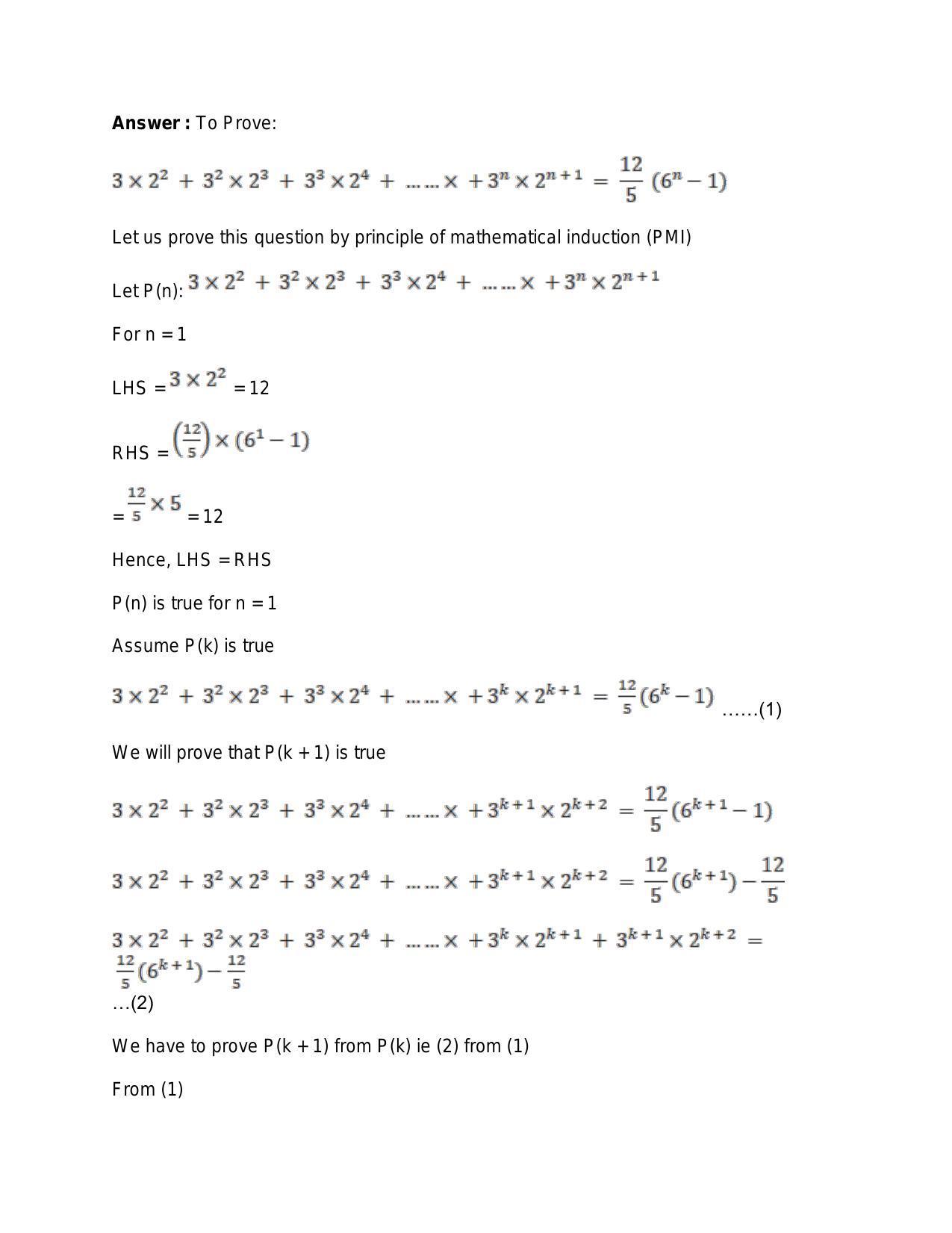 Chapter 4: Principle of Mathematical Induction: RS Aggarwal Class 11 Solutions  - Page 11