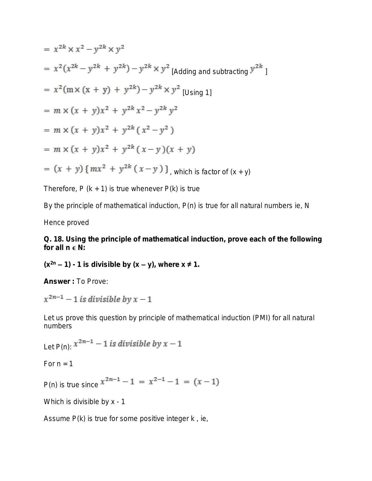 Chapter 4: Principle of Mathematical Induction: RS Aggarwal Class 11 Solutions  - Page 27
