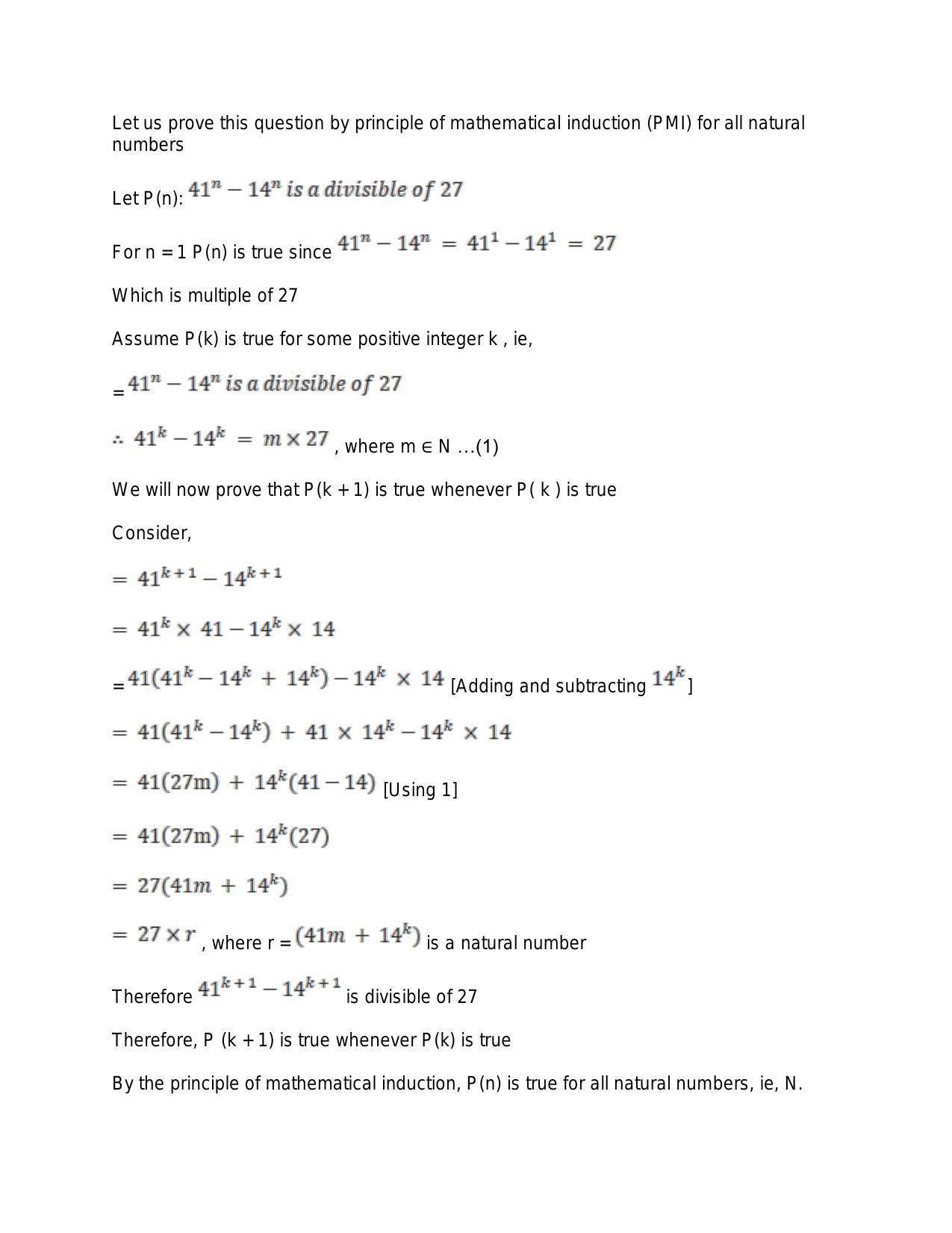 Chapter 4: Principle of Mathematical Induction: RS Aggarwal Class 11 Solutions  - Page 29