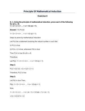 Chapter 4: Principle of Mathematical Induction: RS Aggarwal Class 11 Solutions 