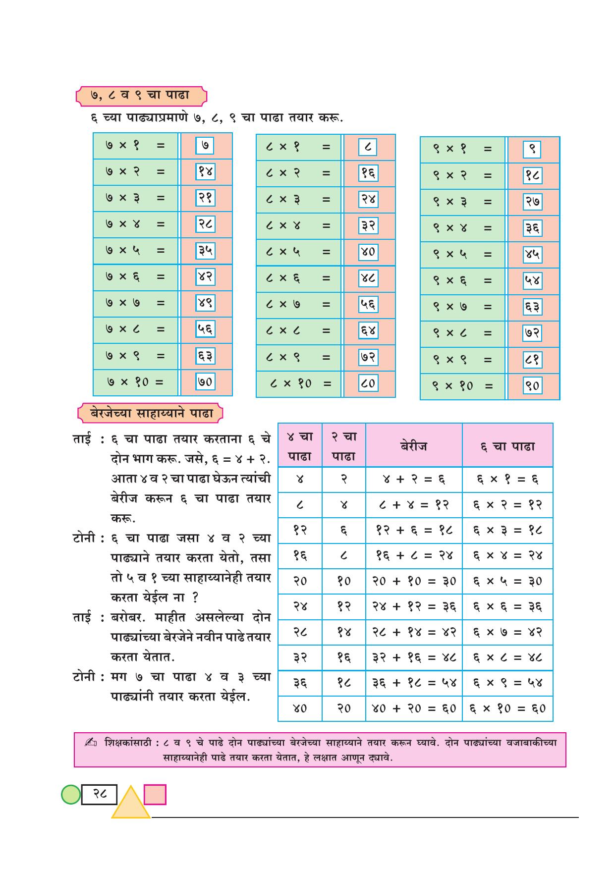 Maharashtra Board Class 3 Maths (Marathi Medium) Textbook - Page 38